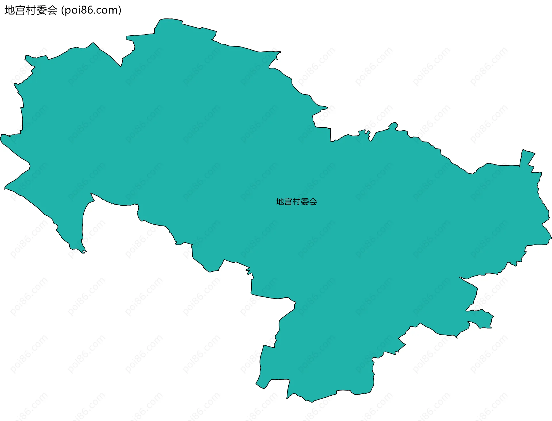 地宫村委会边界地图