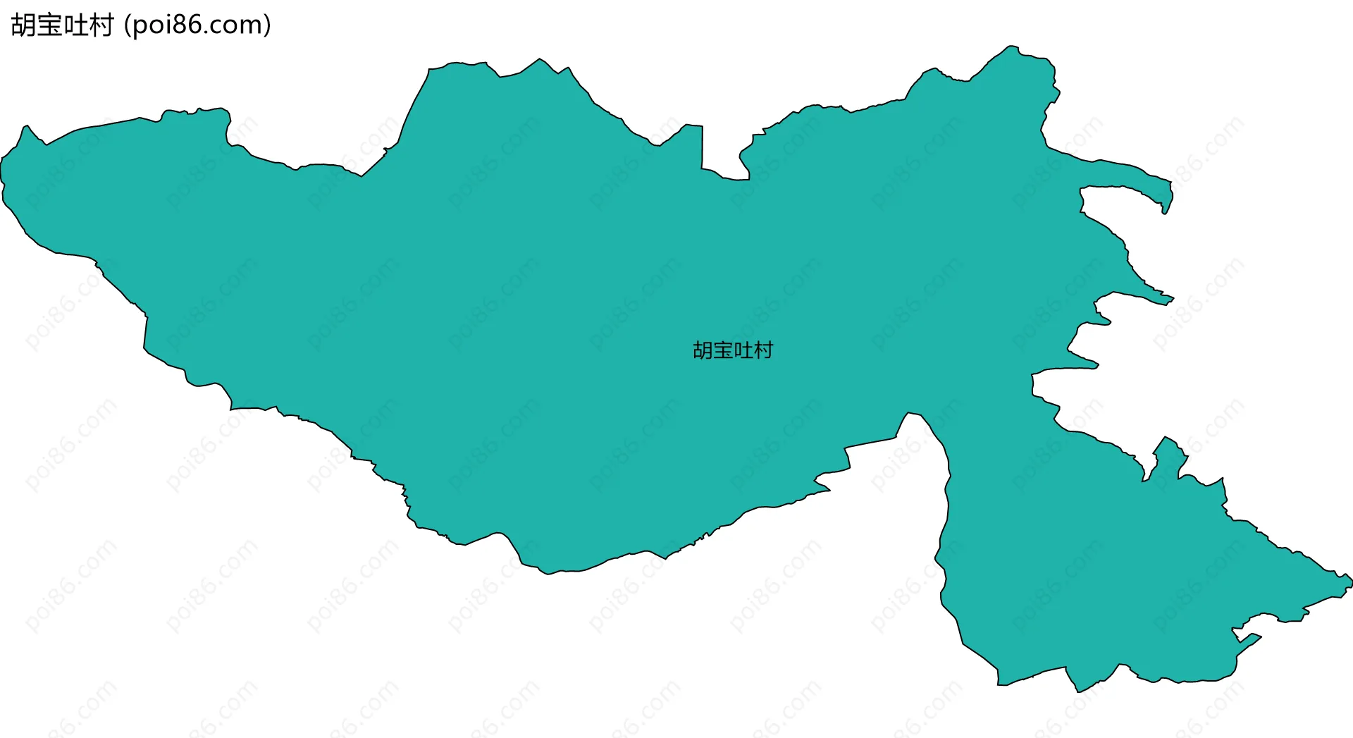 胡宝吐村边界地图