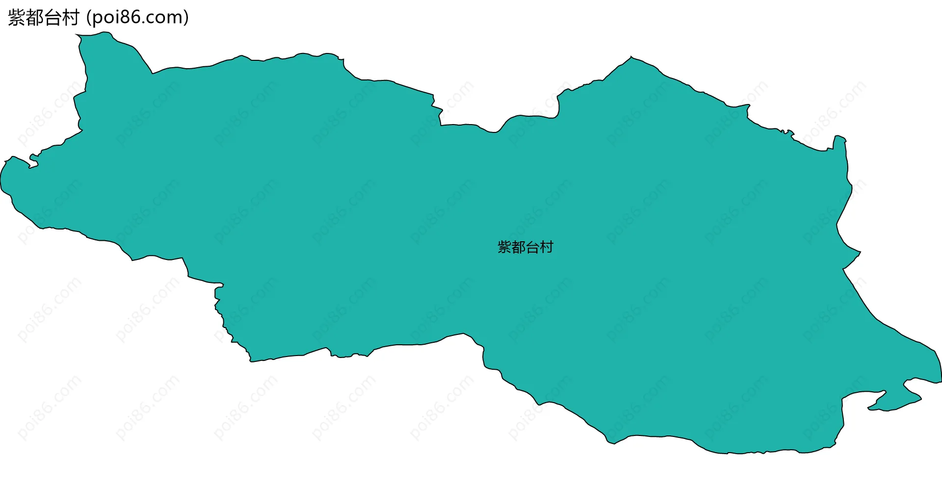 紫都台村边界地图