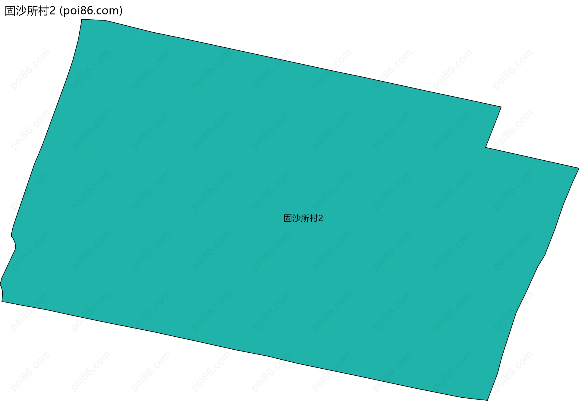 固沙所村2边界地图