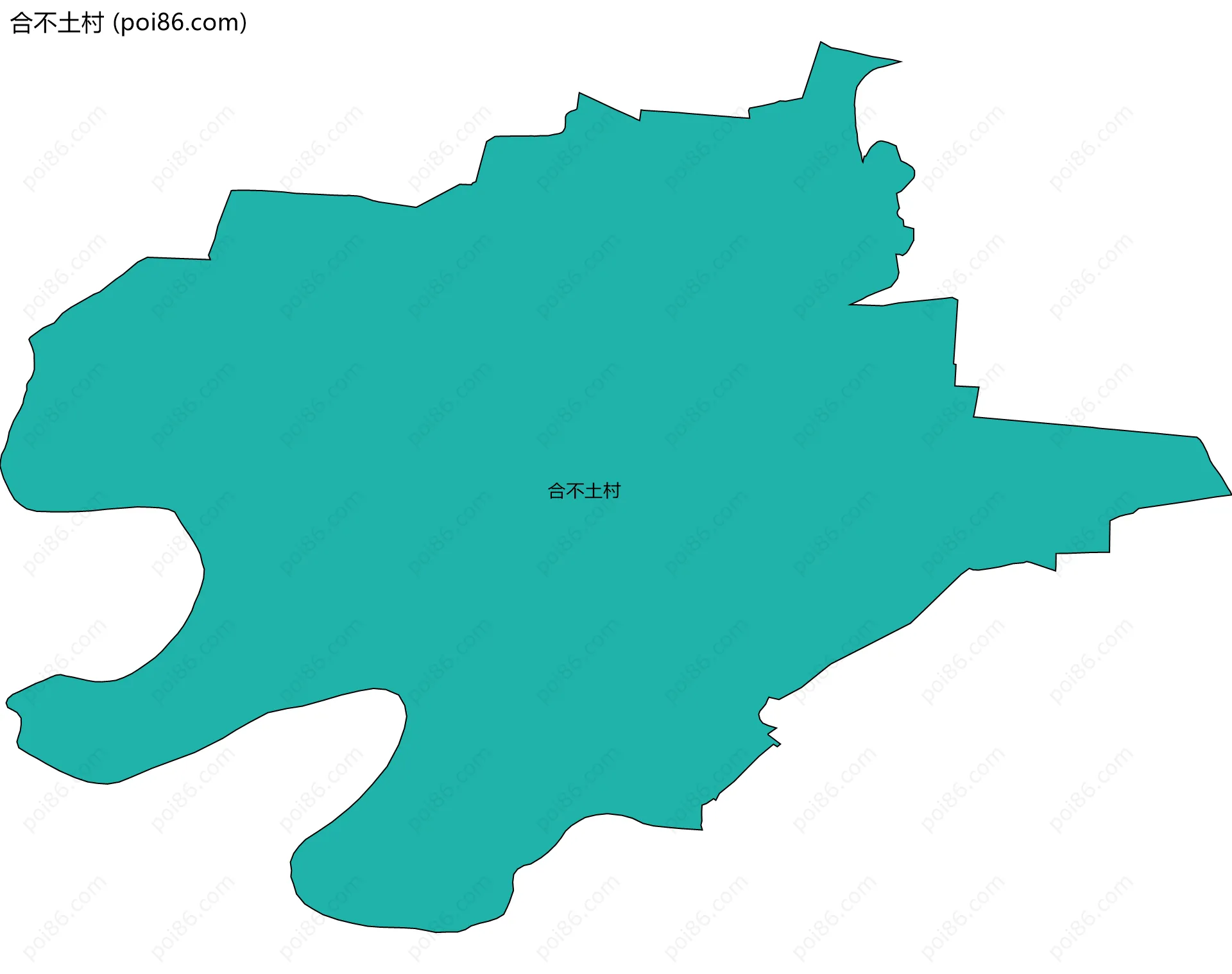 合不土村边界地图