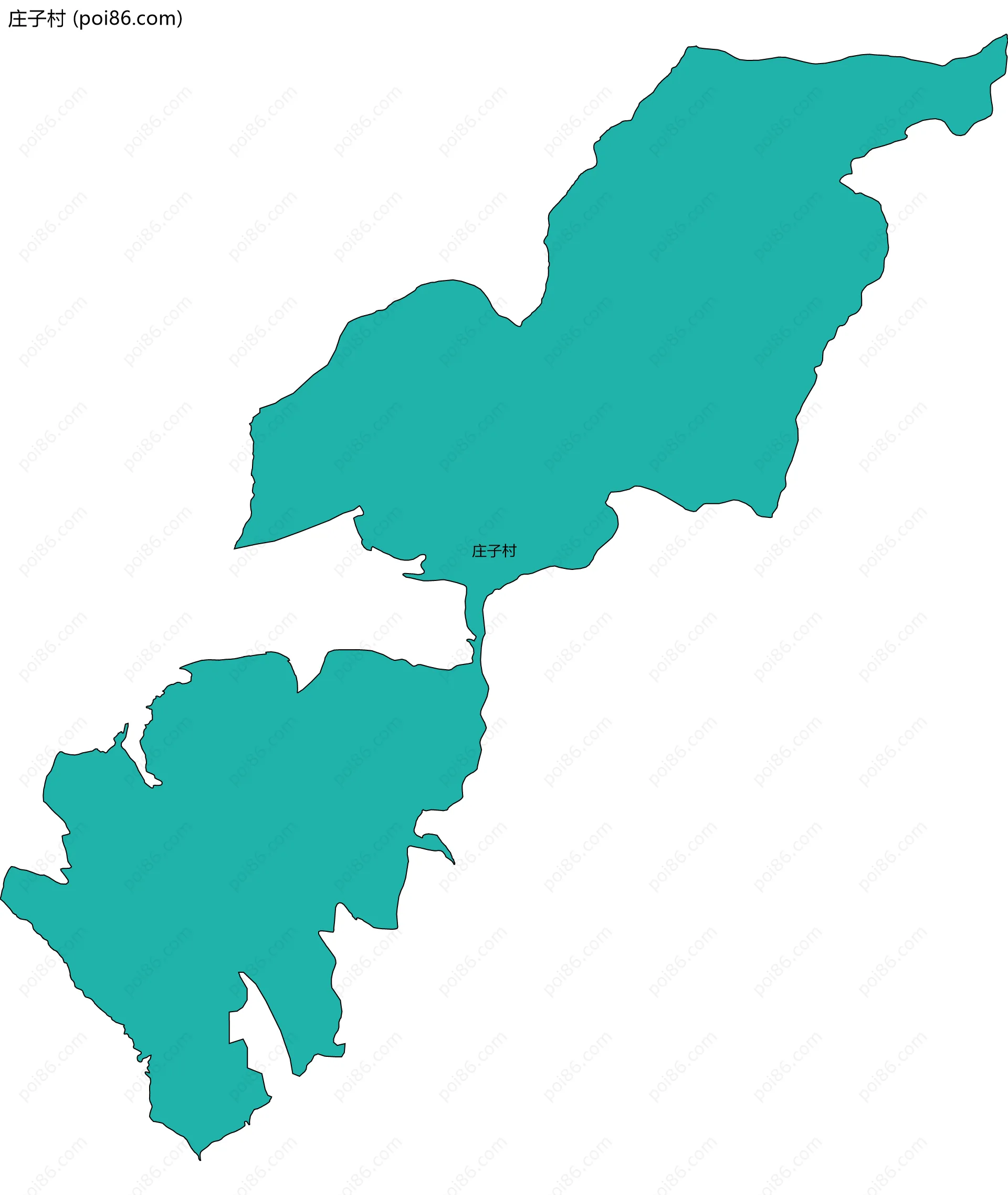 庄子村边界地图