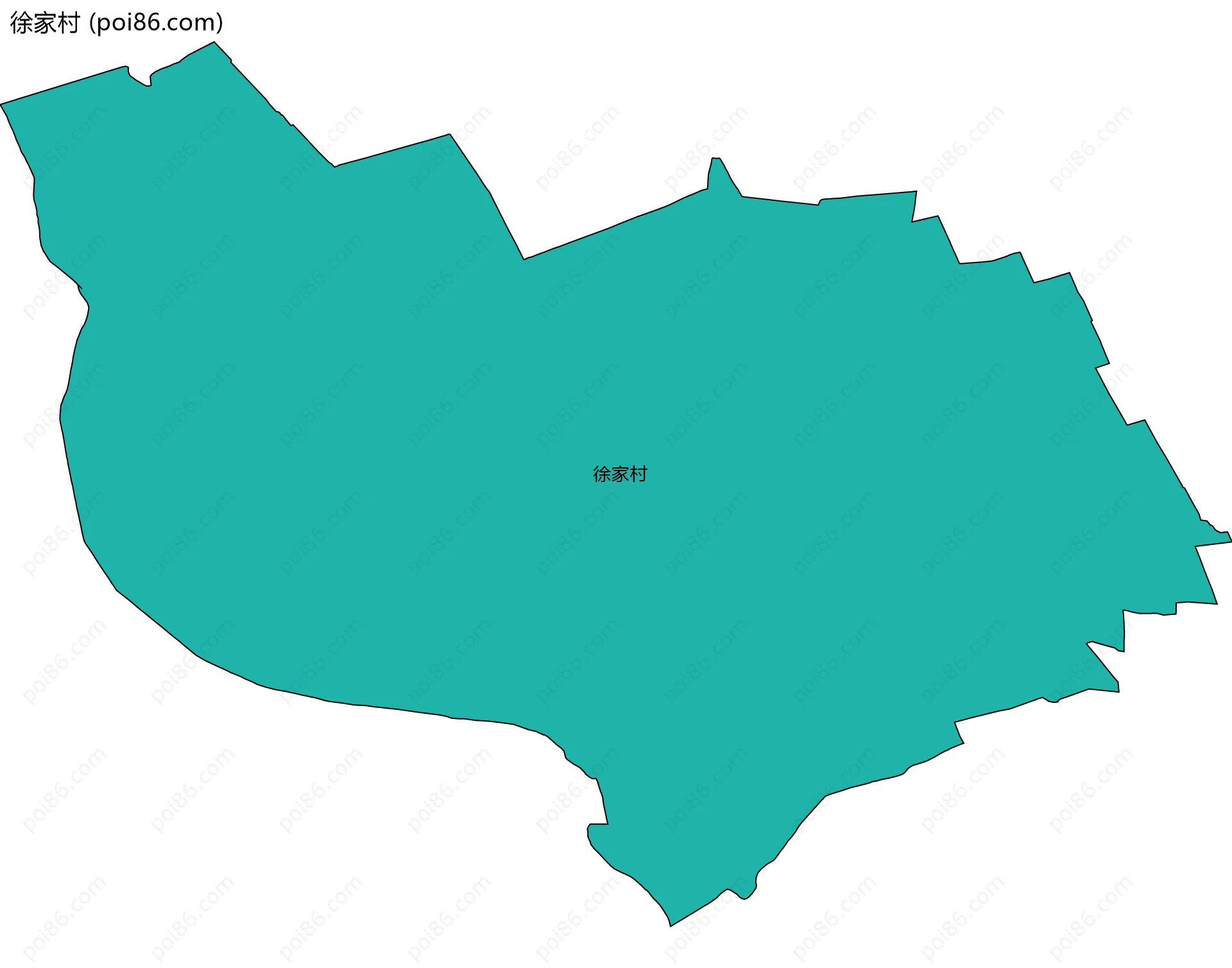 徐家村边界地图