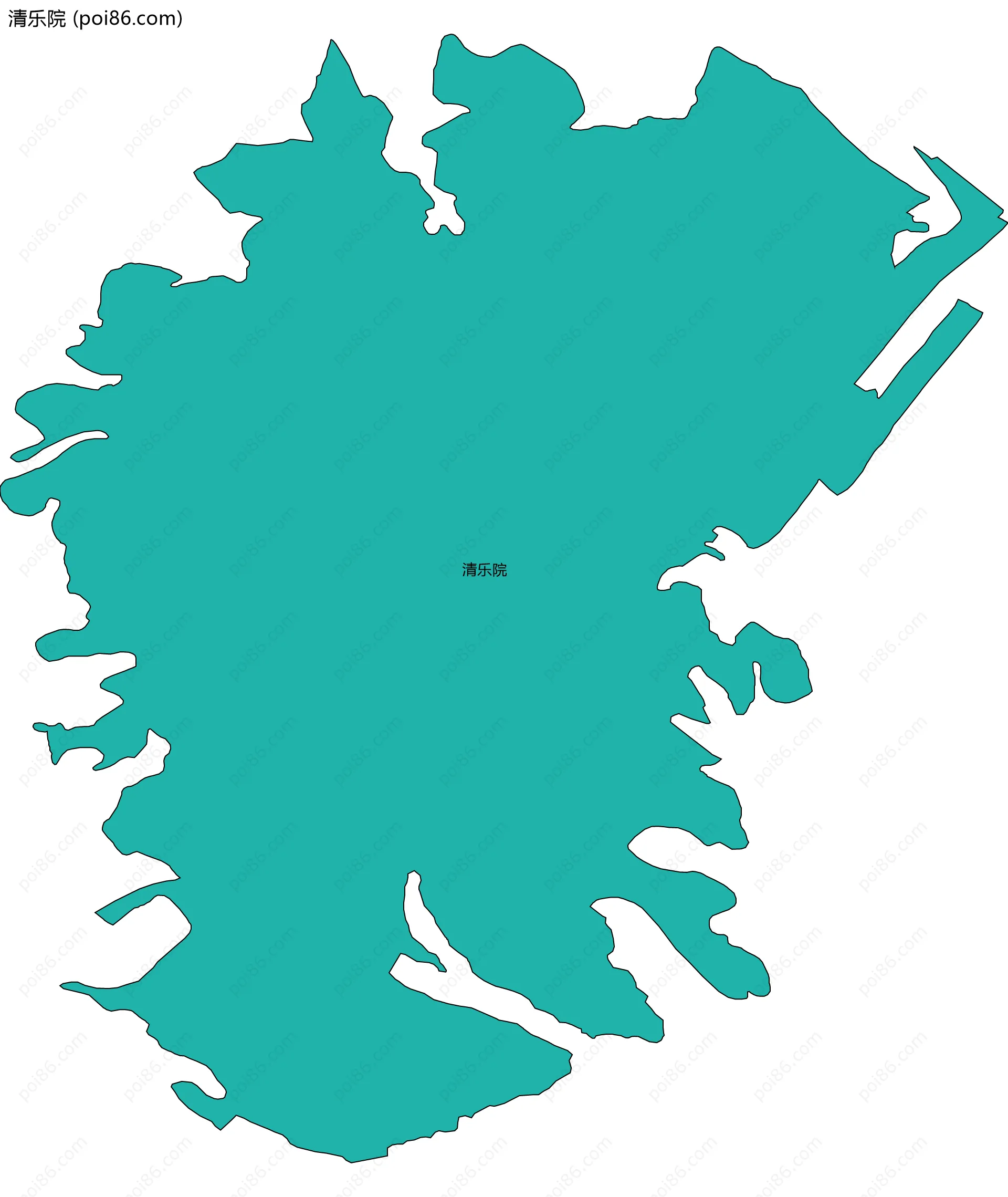 清乐院边界地图