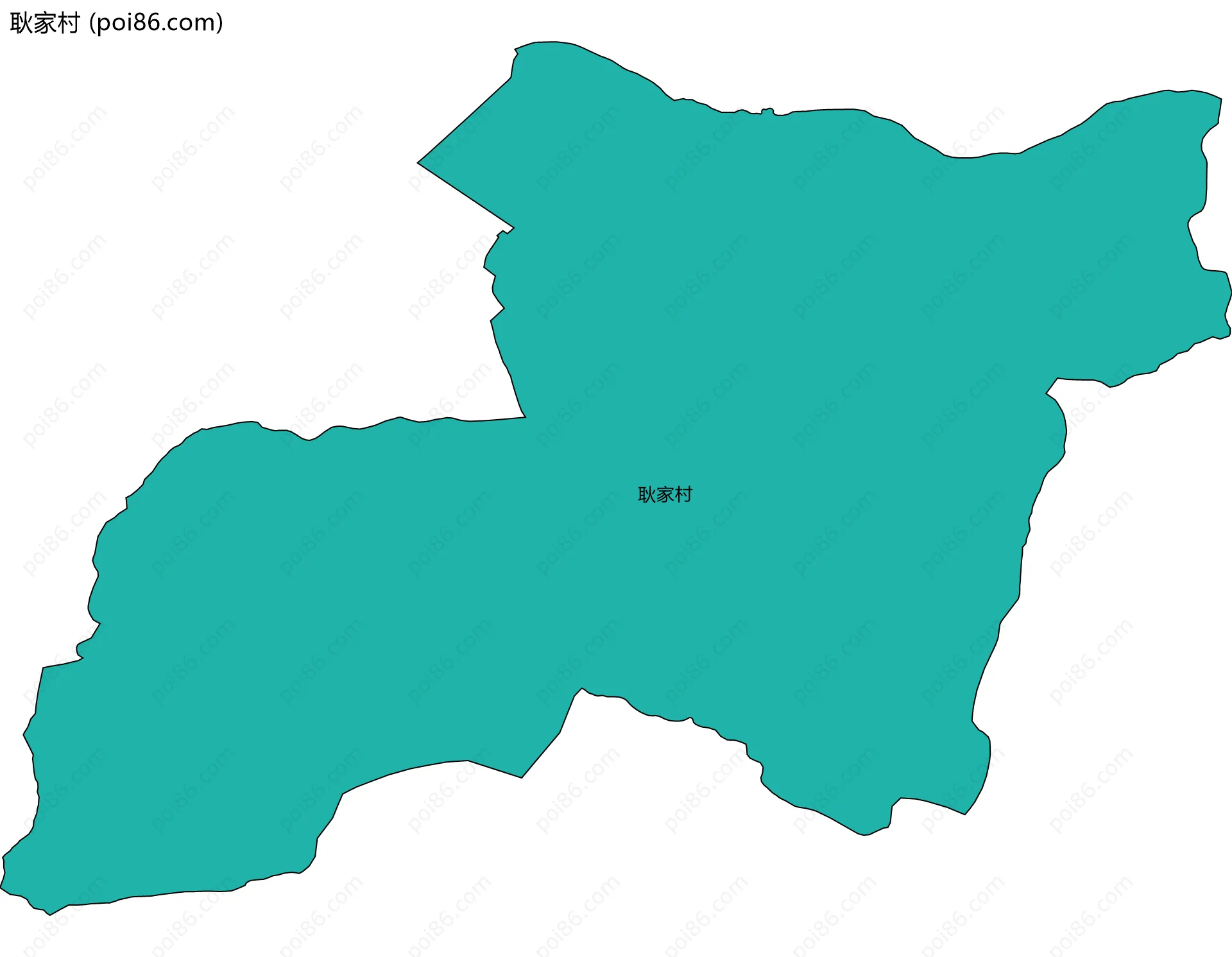 耿家村边界地图