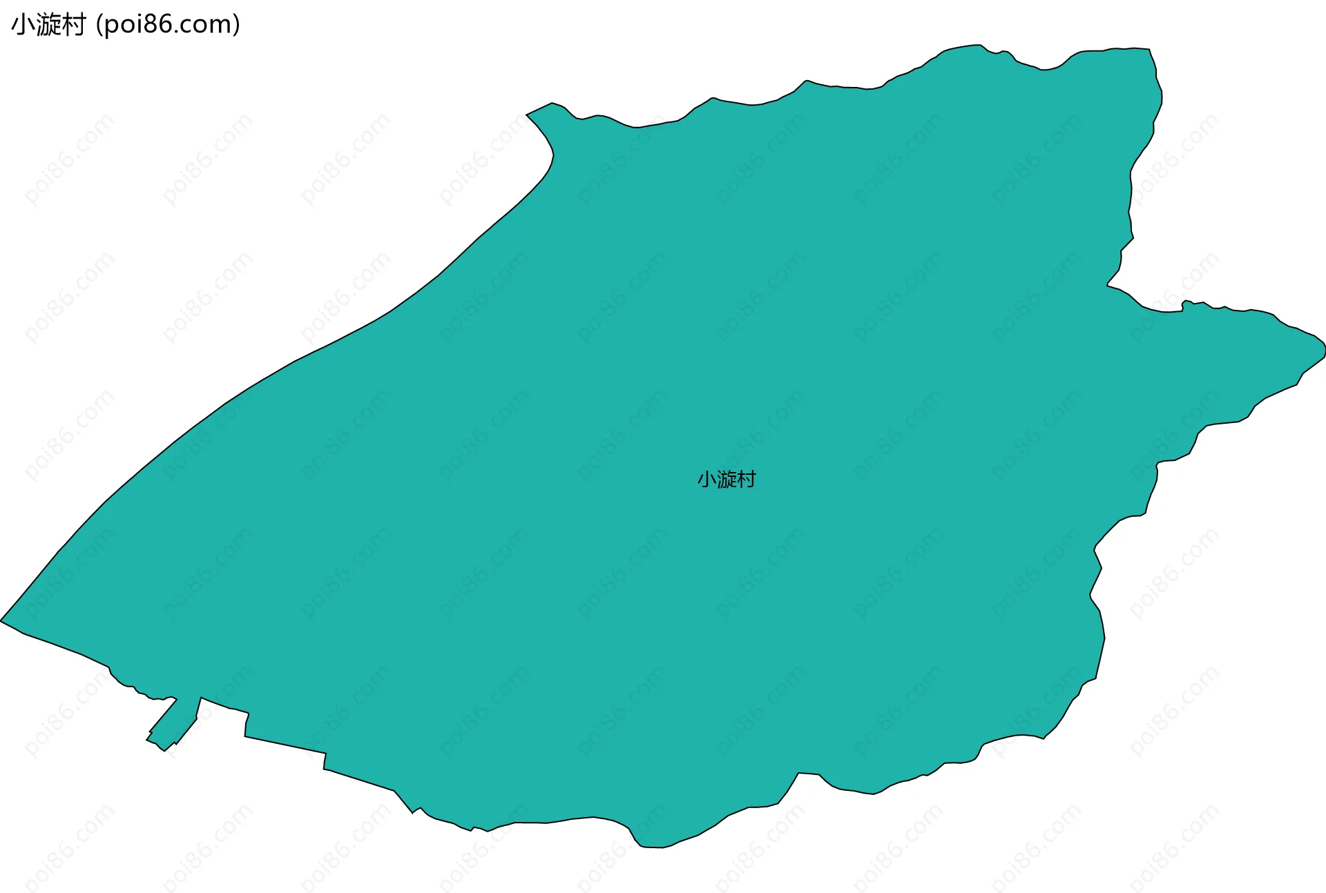 小漩村边界地图