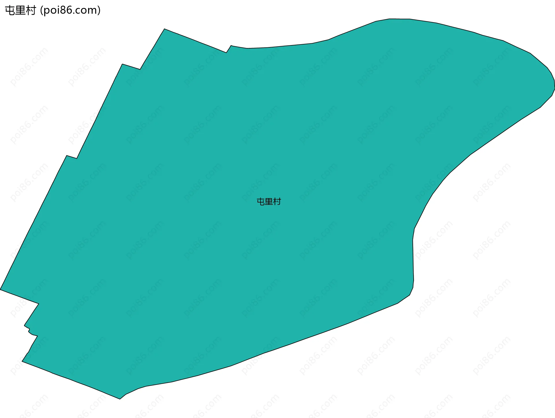 屯里村边界地图