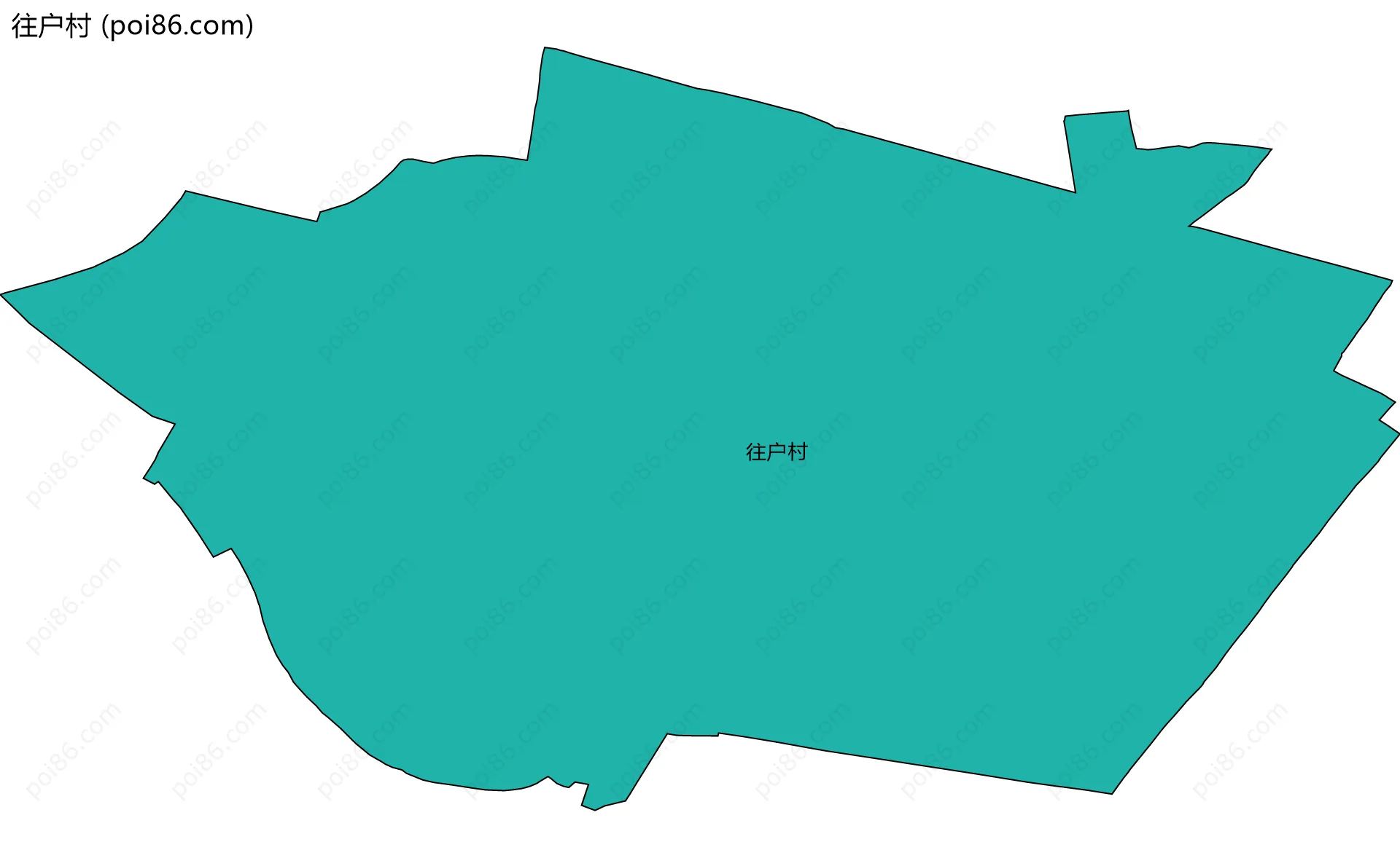 往户村边界地图