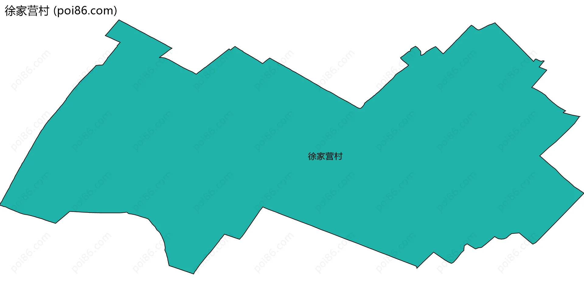 徐家营村边界地图
