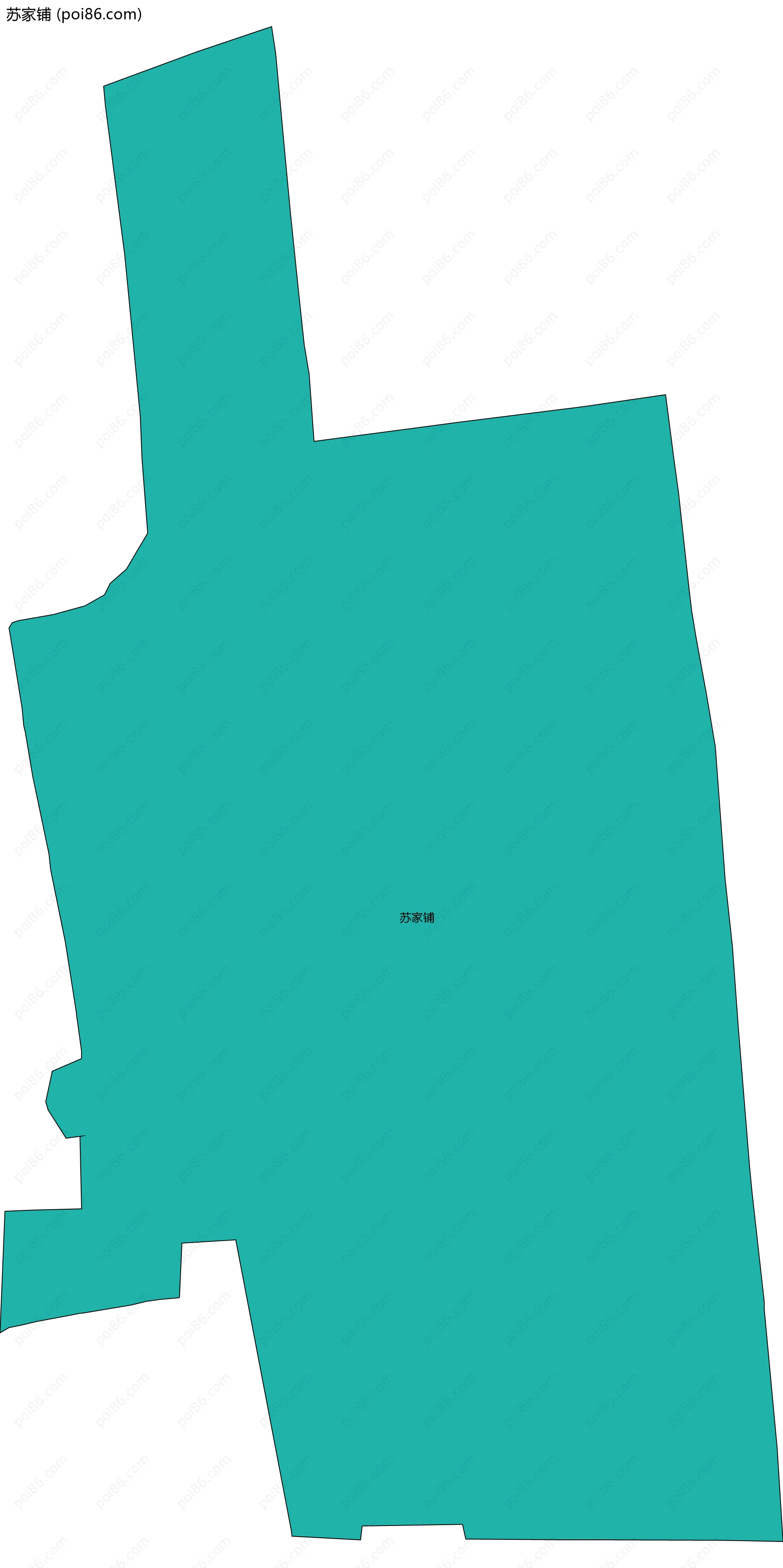 苏家铺边界地图