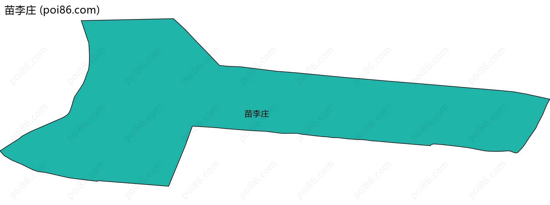 苗李庄边界地图