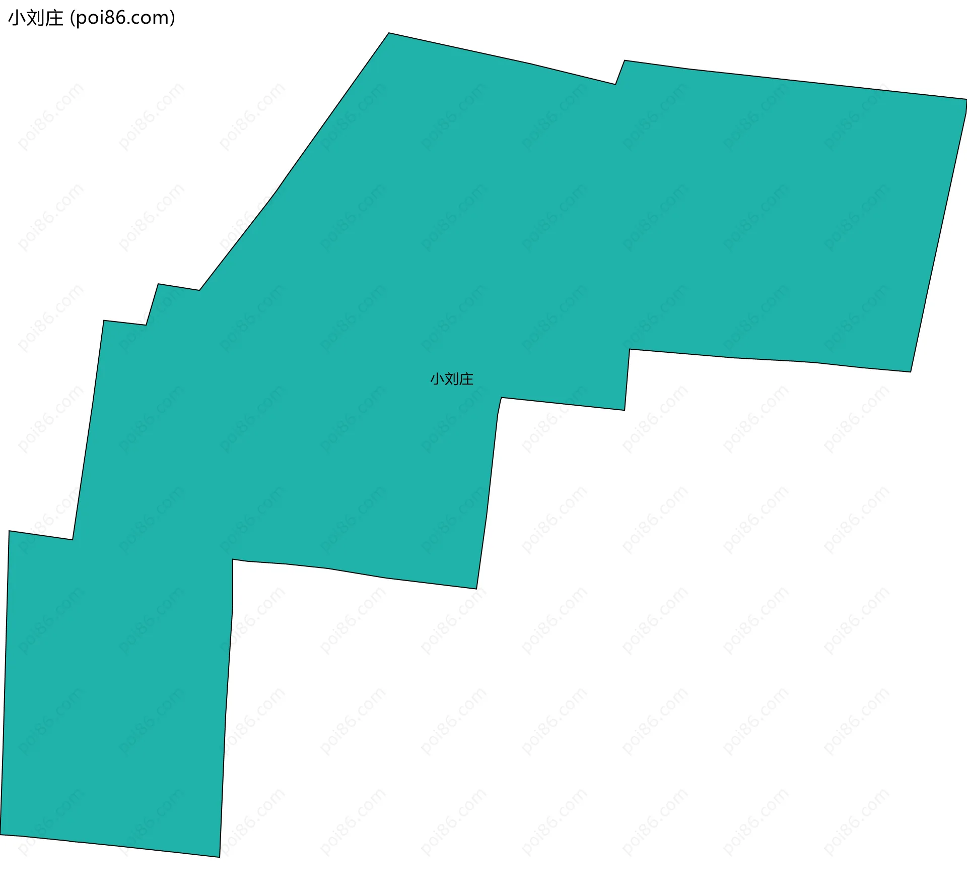 小刘庄边界地图