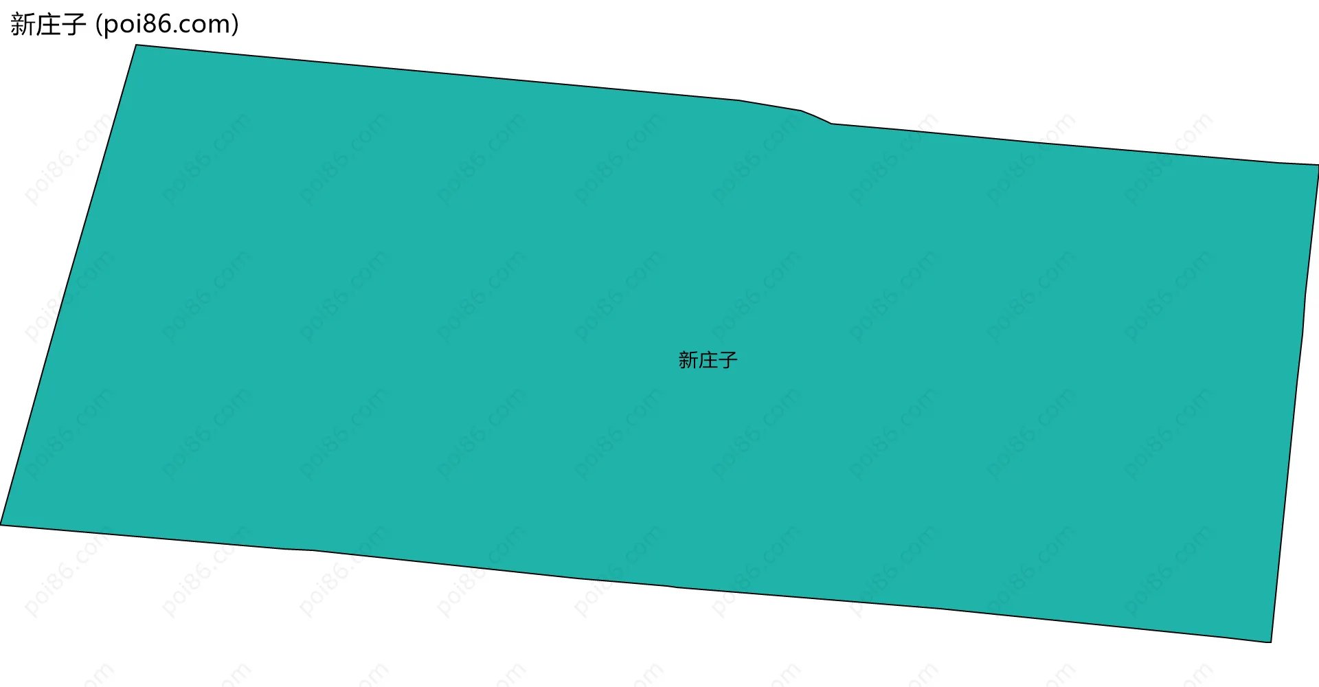 新庄子边界地图