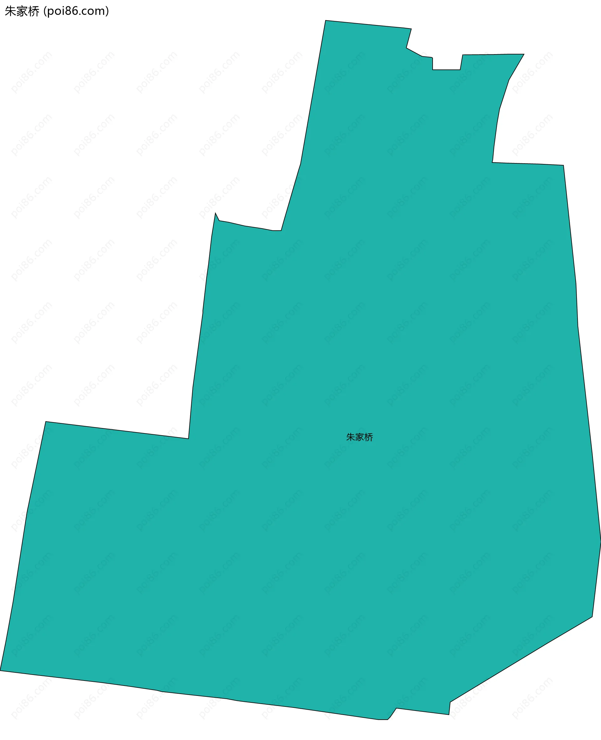 朱家桥边界地图