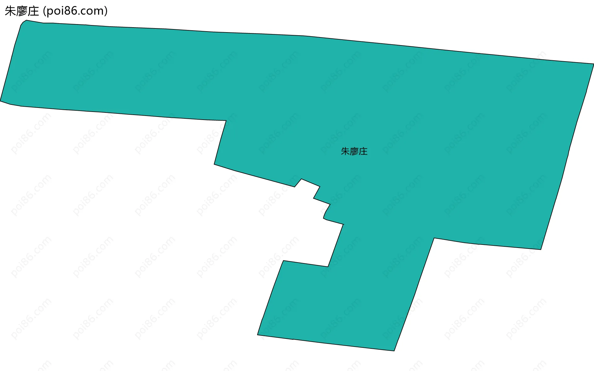 朱廖庄边界地图