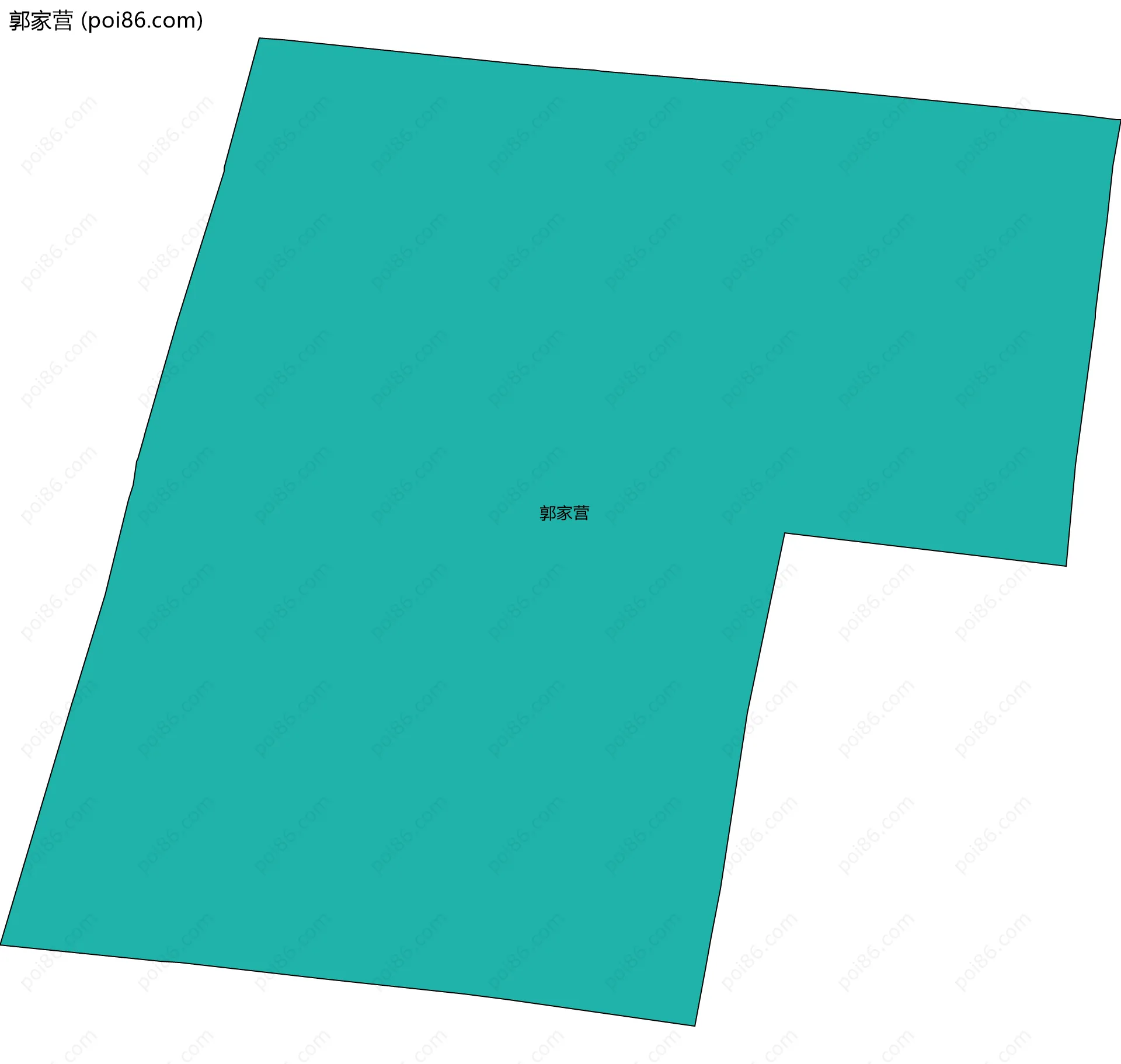 郭家营边界地图