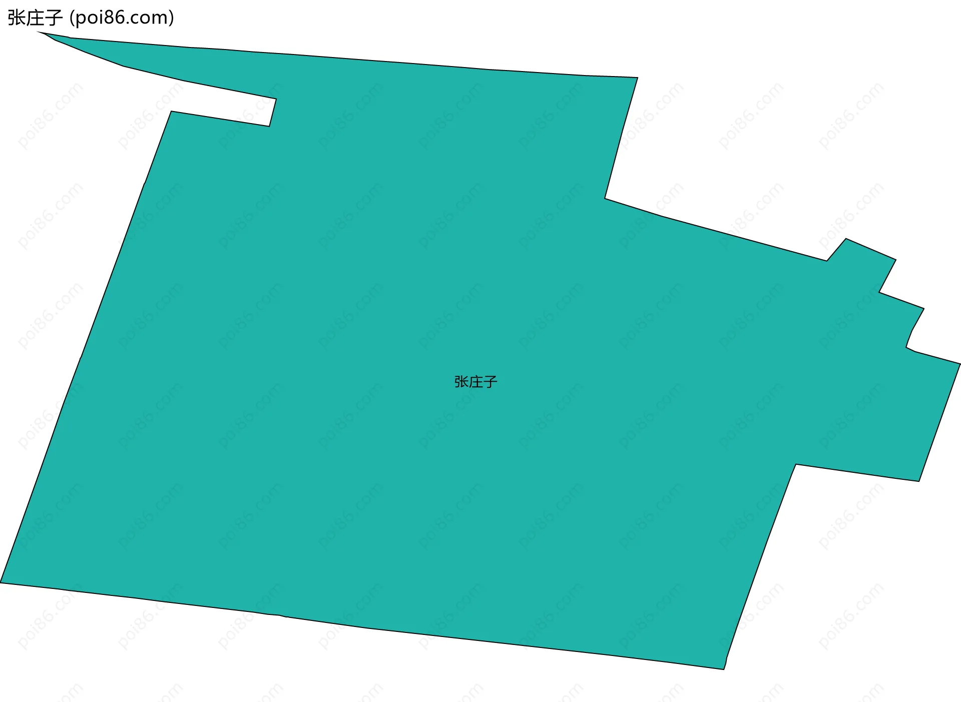 张庄子边界地图
