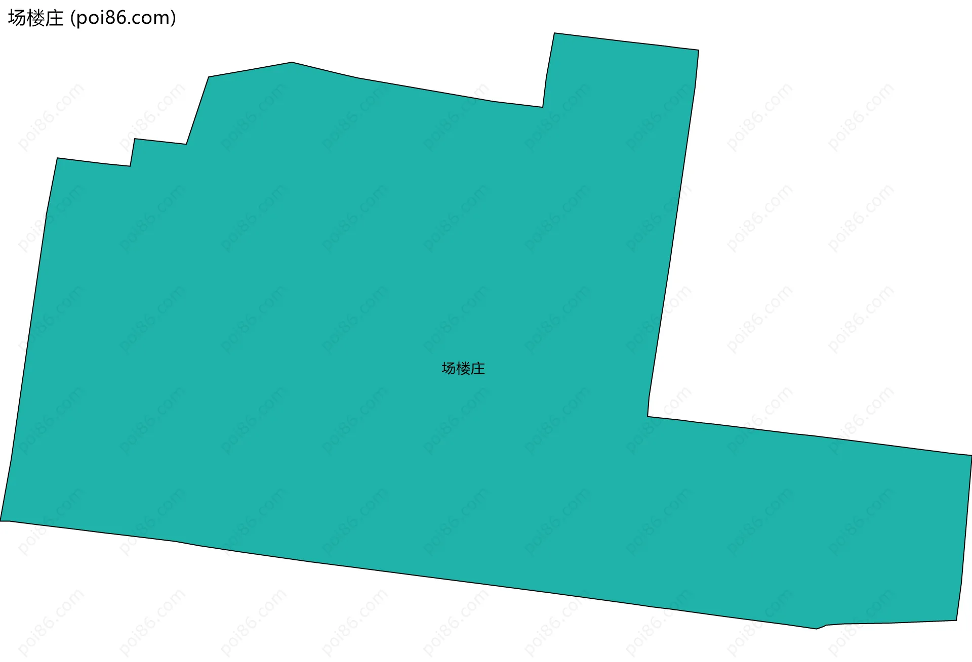 场楼庄边界地图