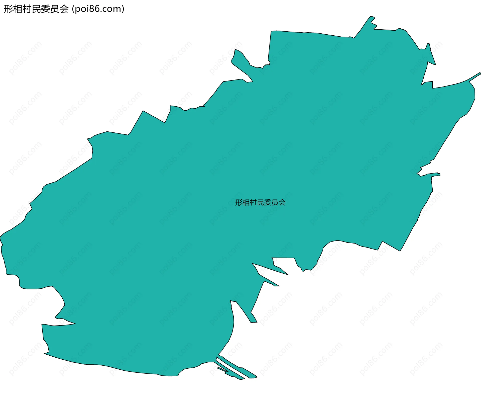 形相村民委员会边界地图