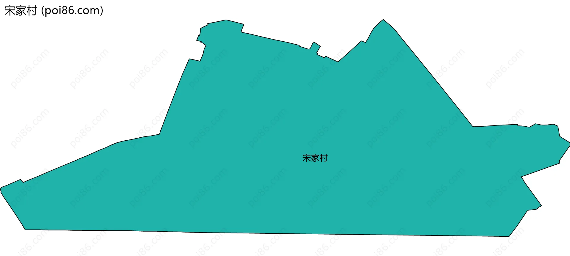 宋家村边界地图