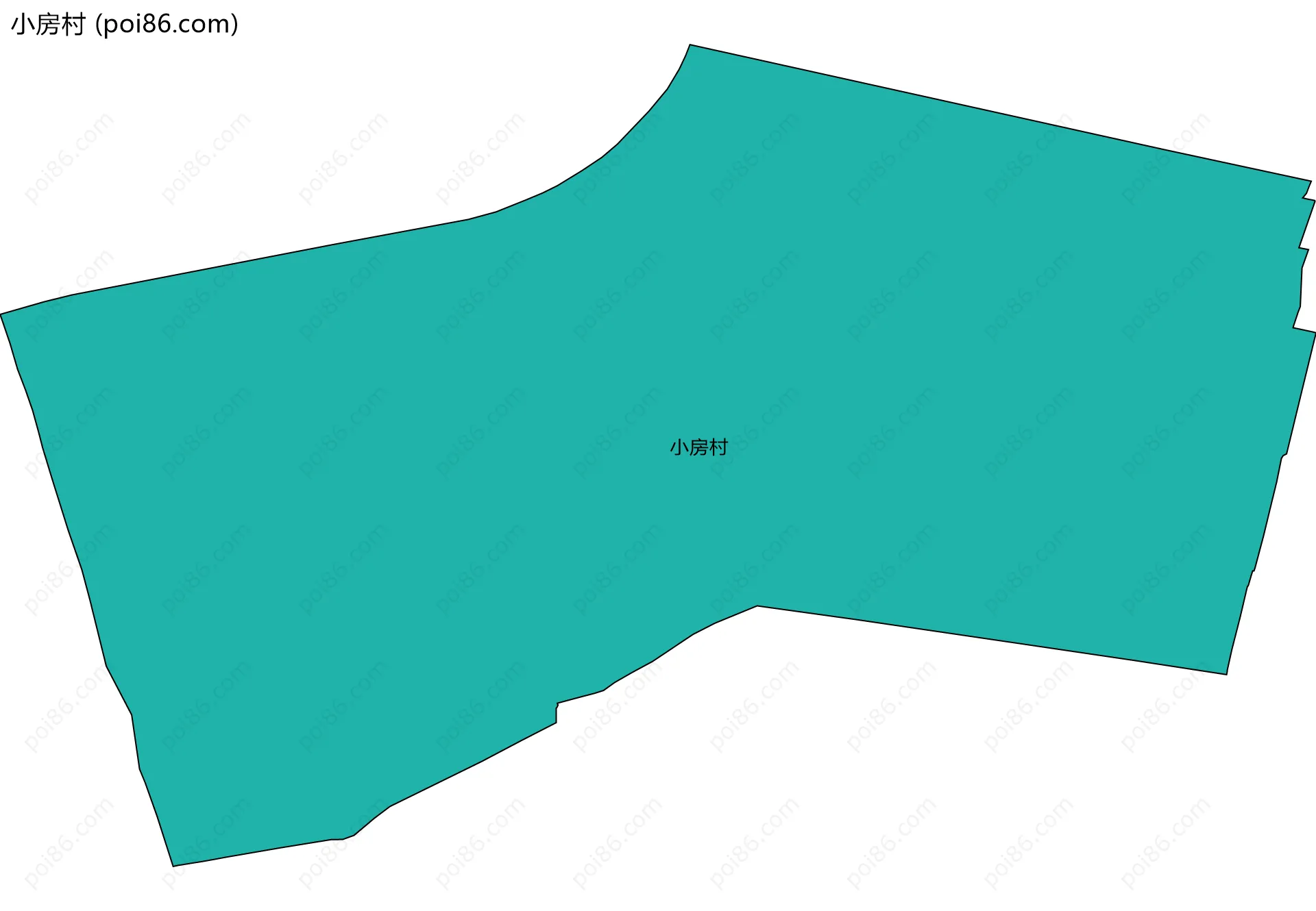 小房村边界地图