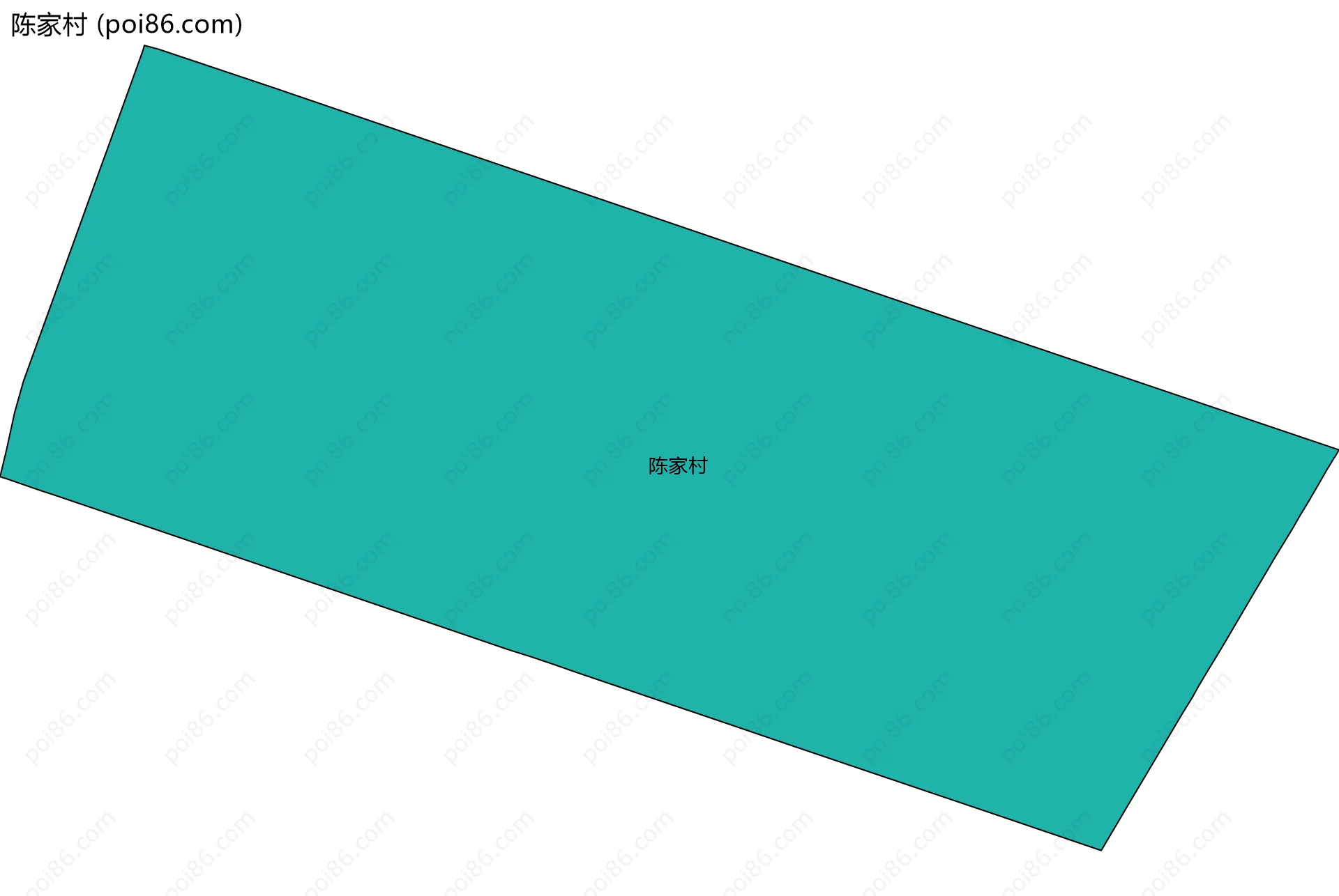 陈家村边界地图
