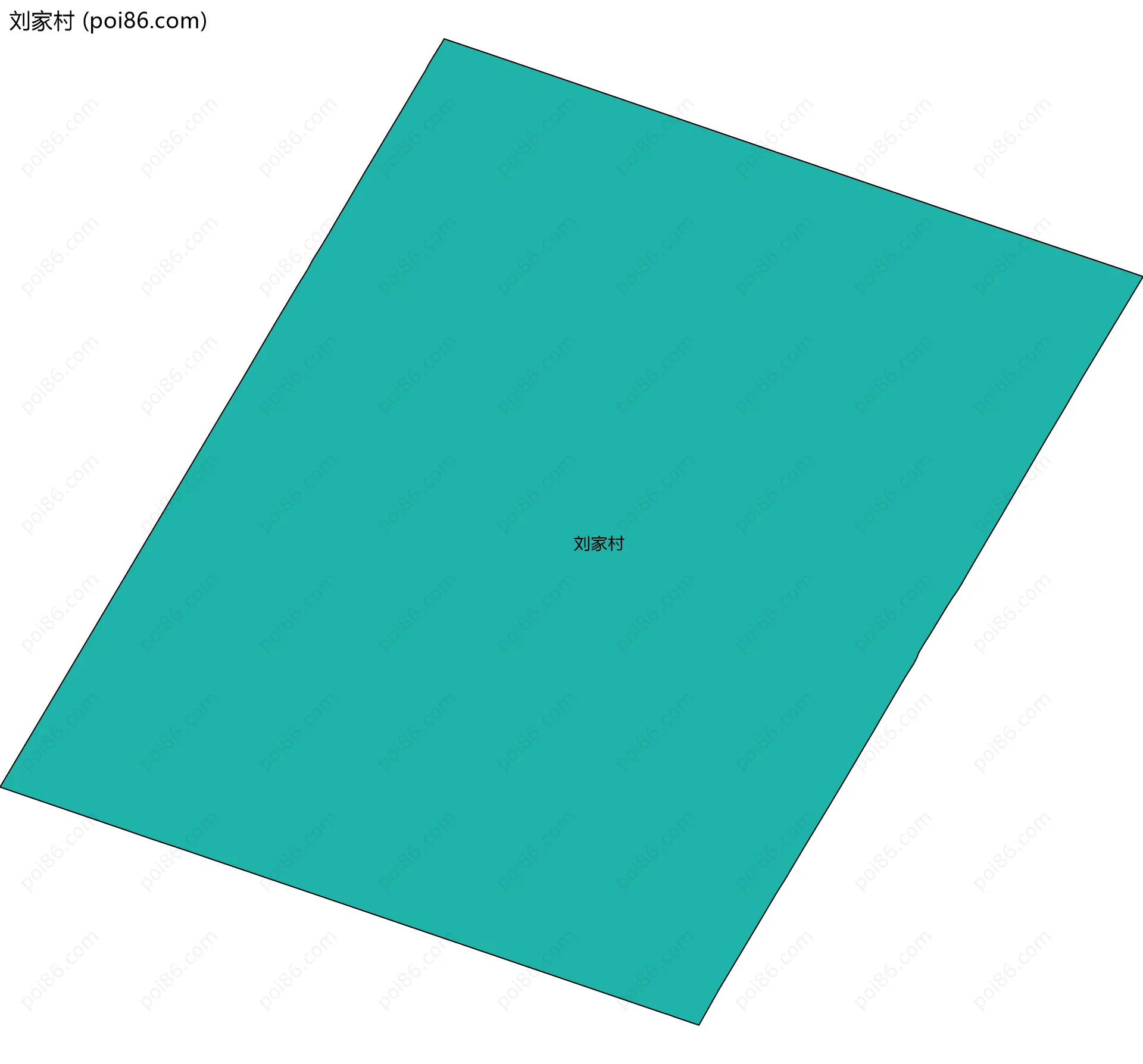 刘家村边界地图