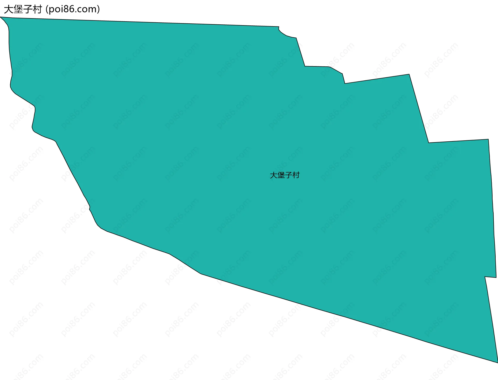 大堡子村边界地图