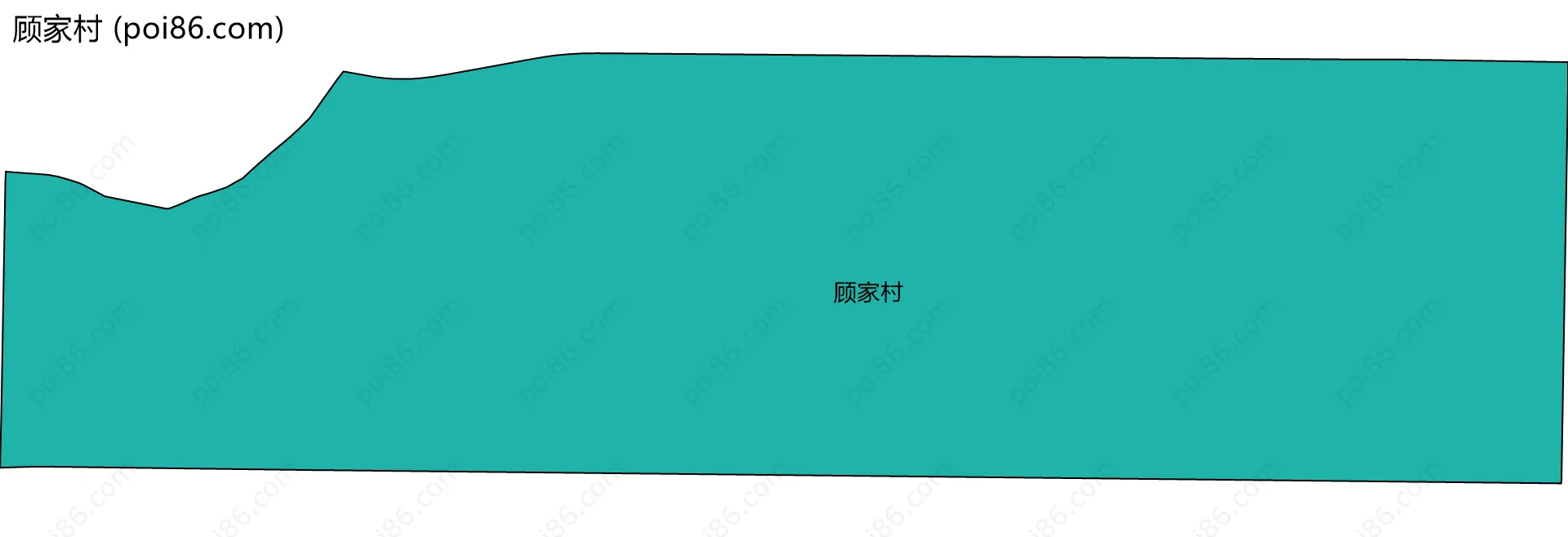 顾家村边界地图