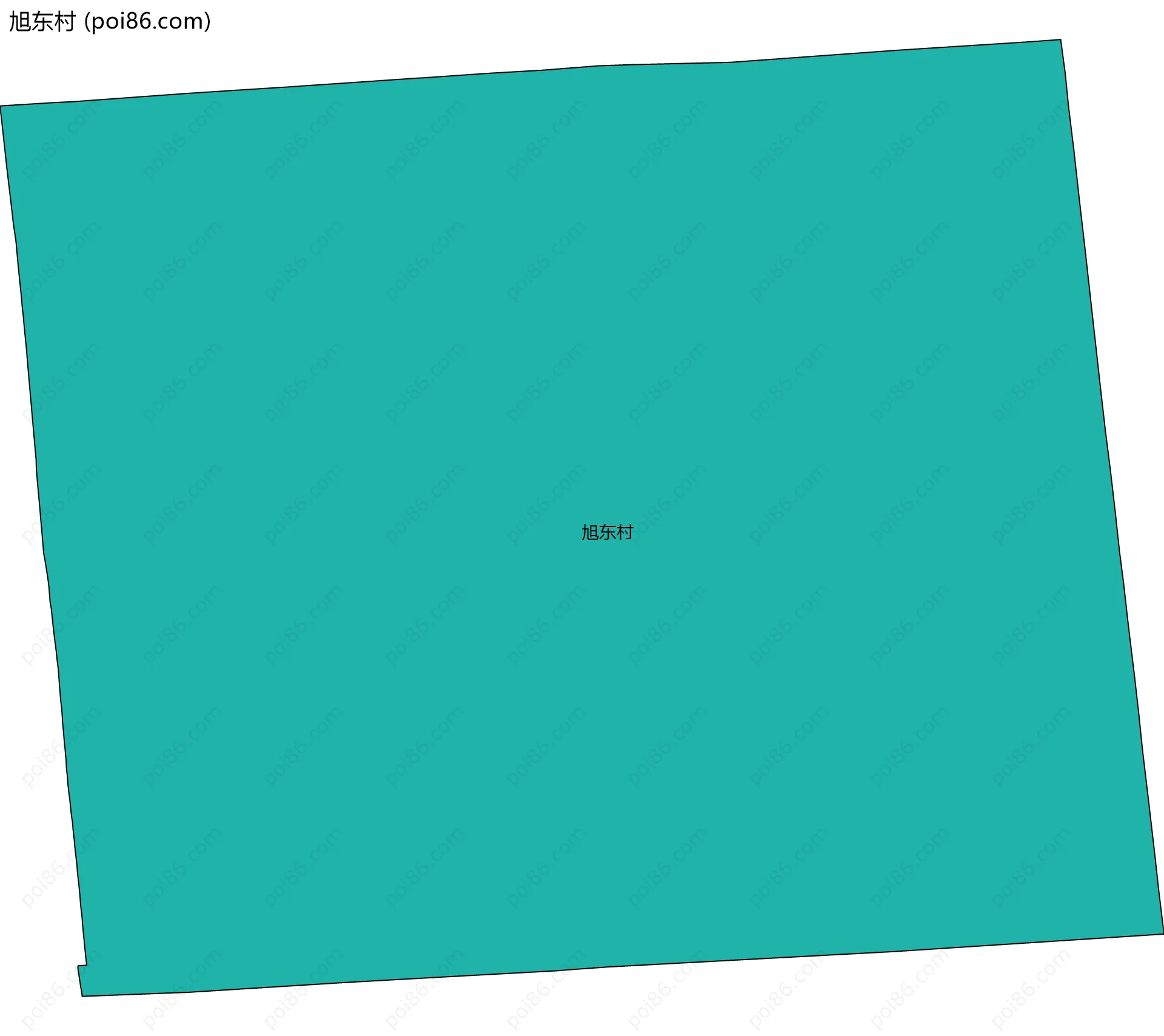 旭东村边界地图