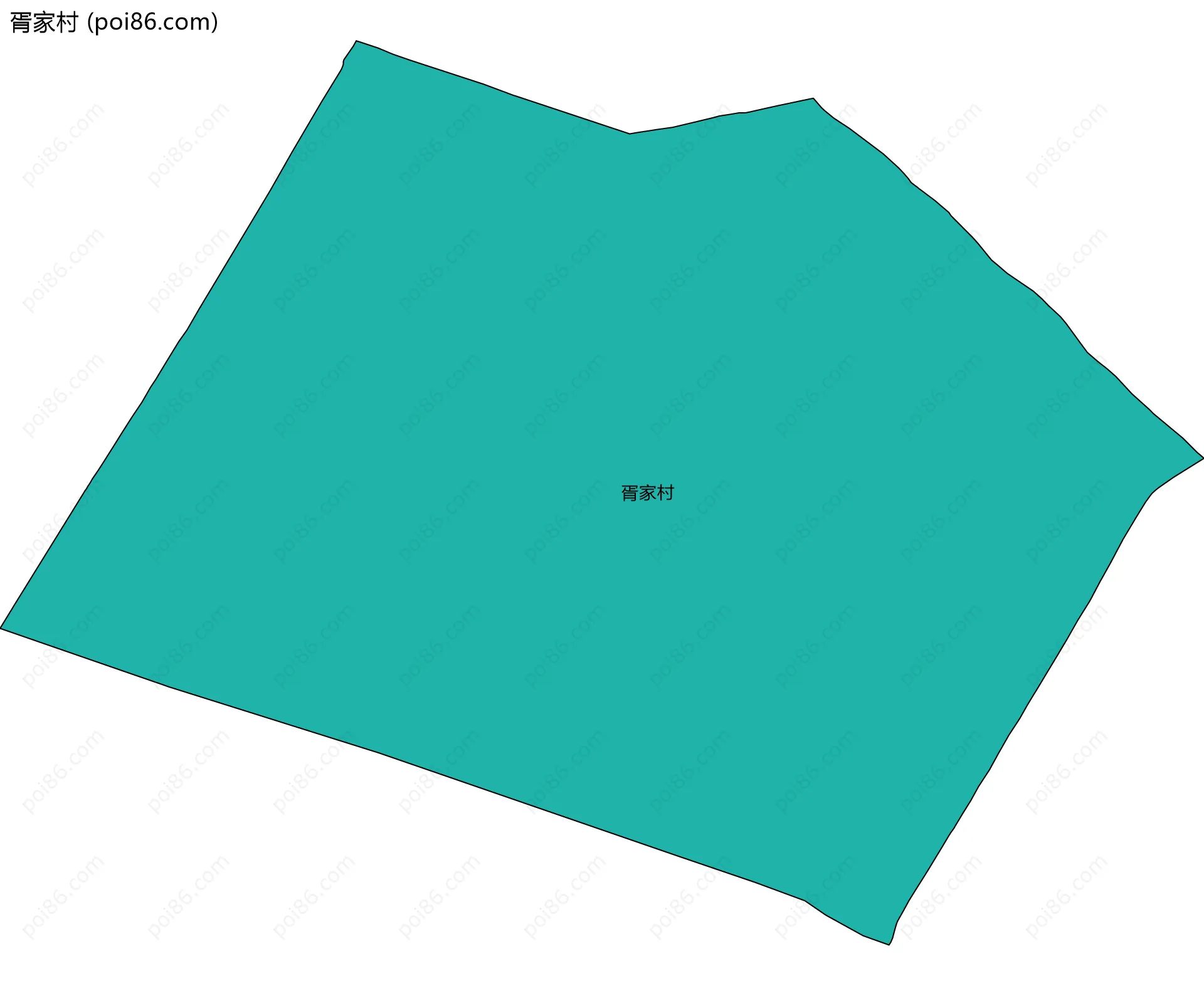 胥家村边界地图