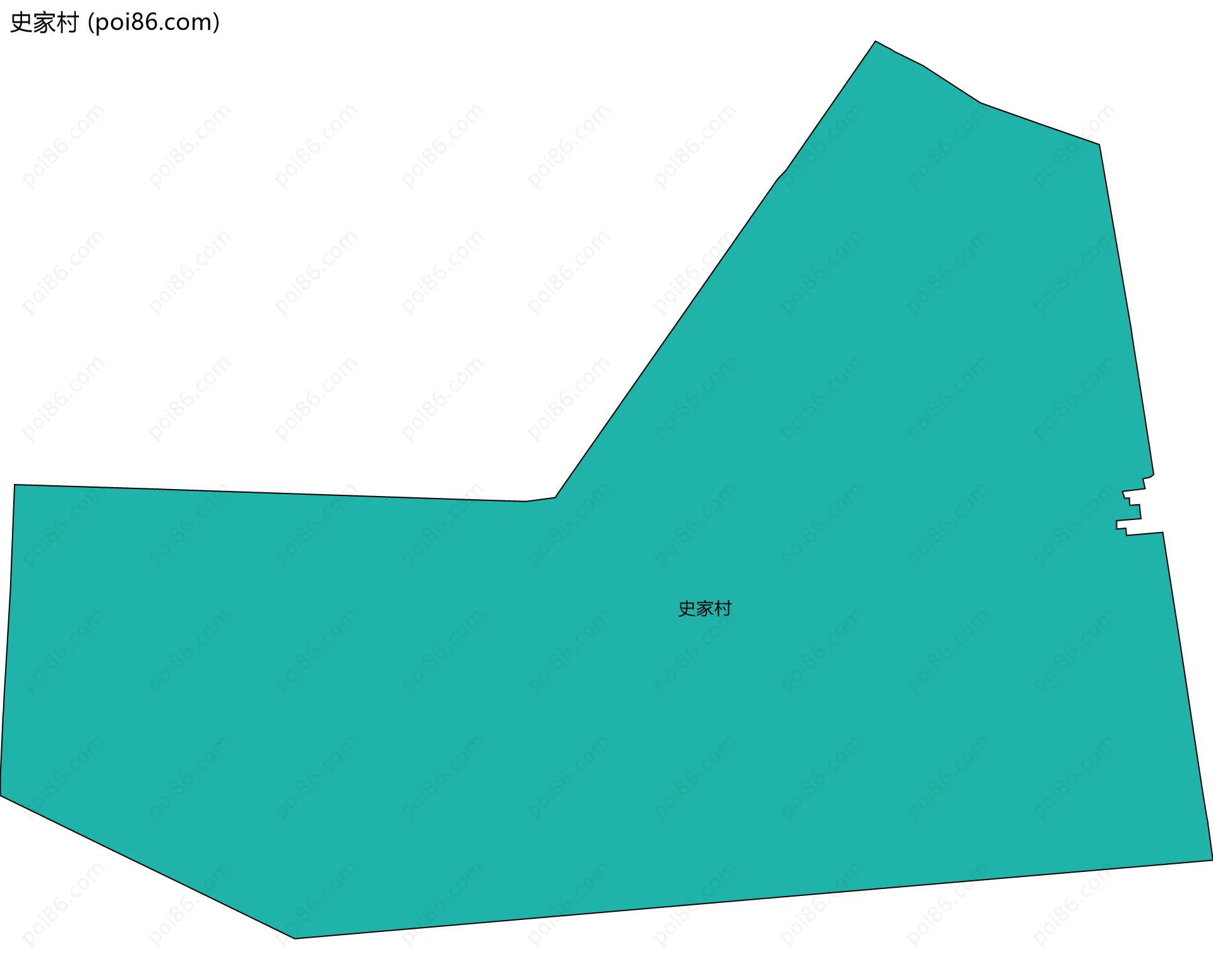 史家村边界地图