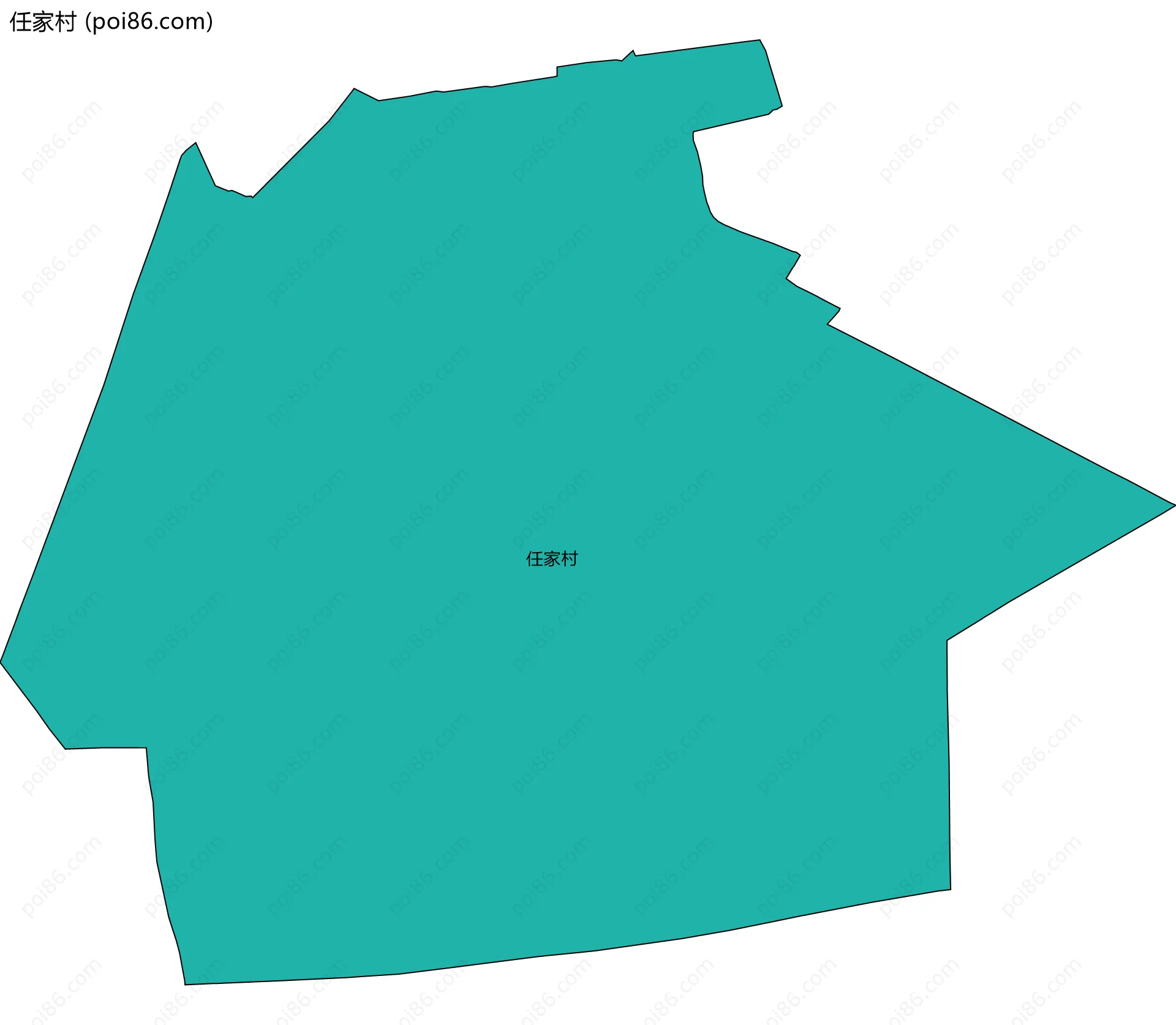 任家村边界地图