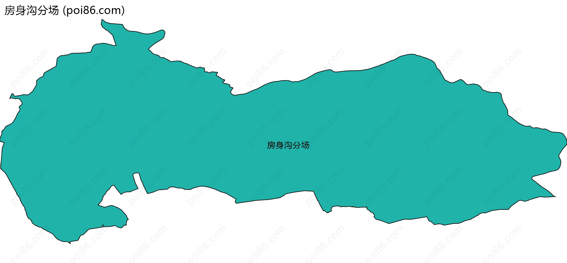 房身沟分场边界地图