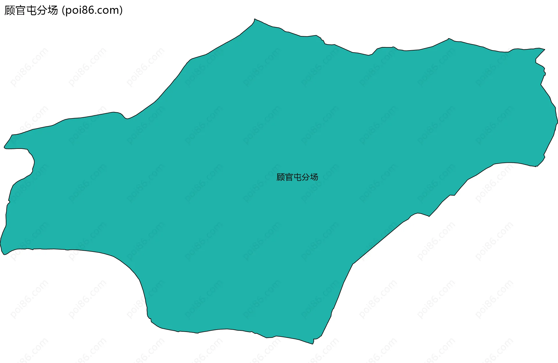 顾官屯分场边界地图