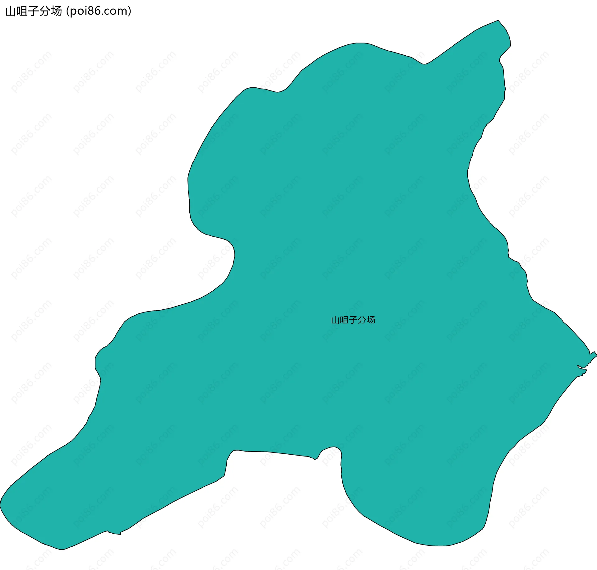 山咀子分场边界地图