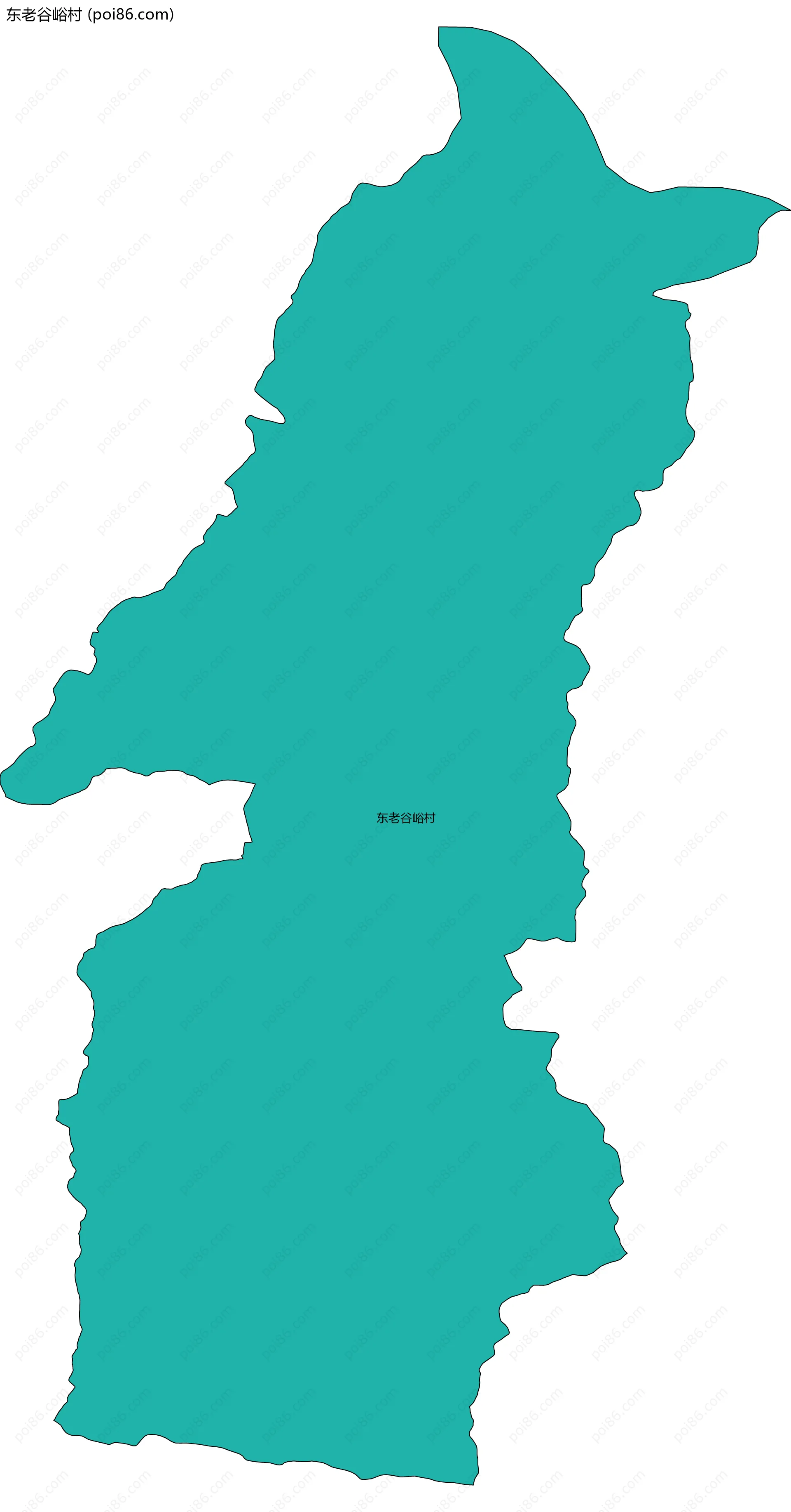 东老谷峪村边界地图