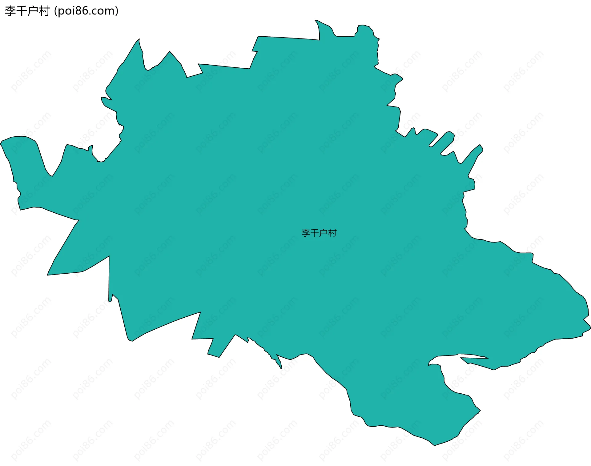 李千户村边界地图