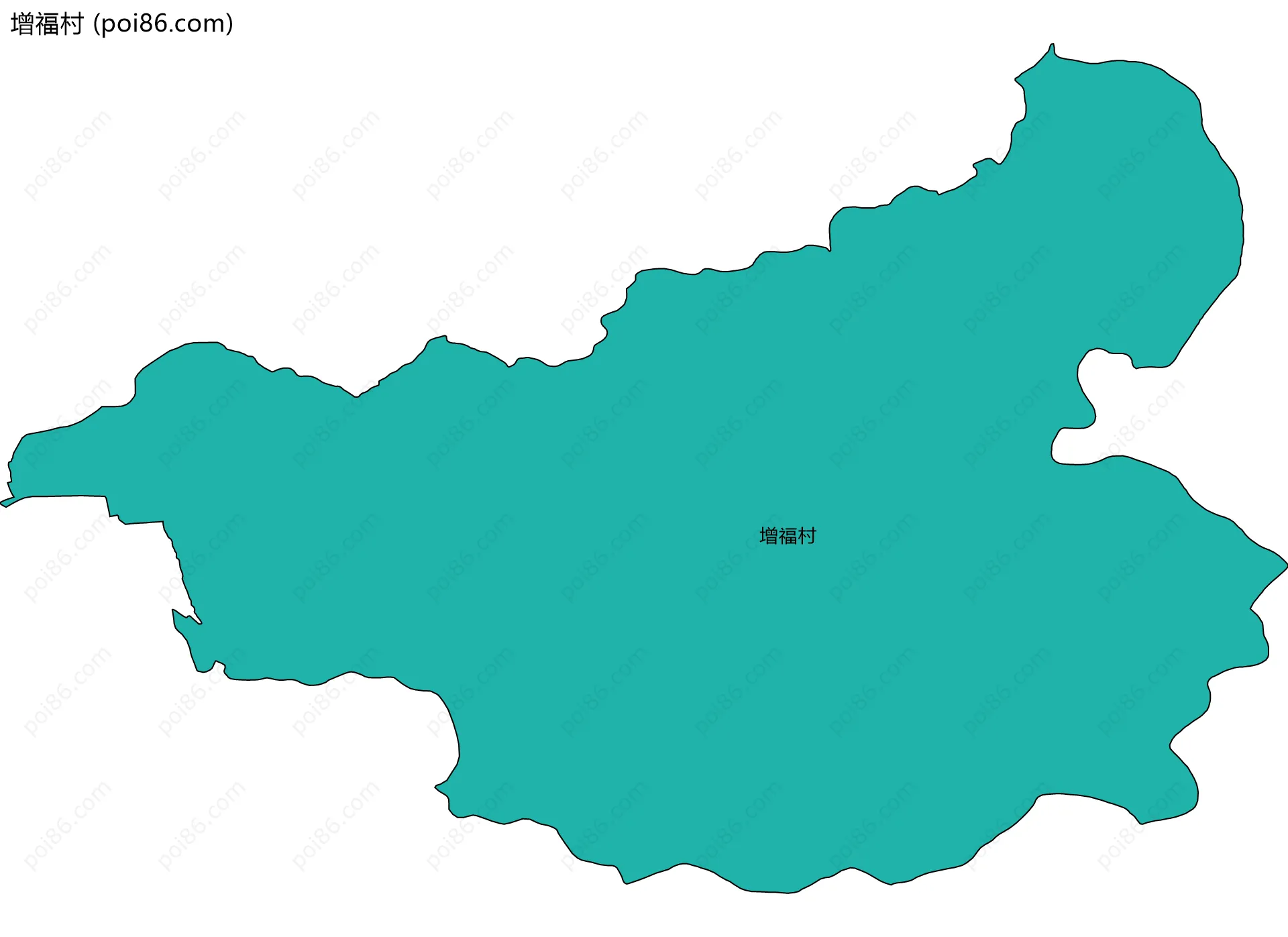 增福村边界地图
