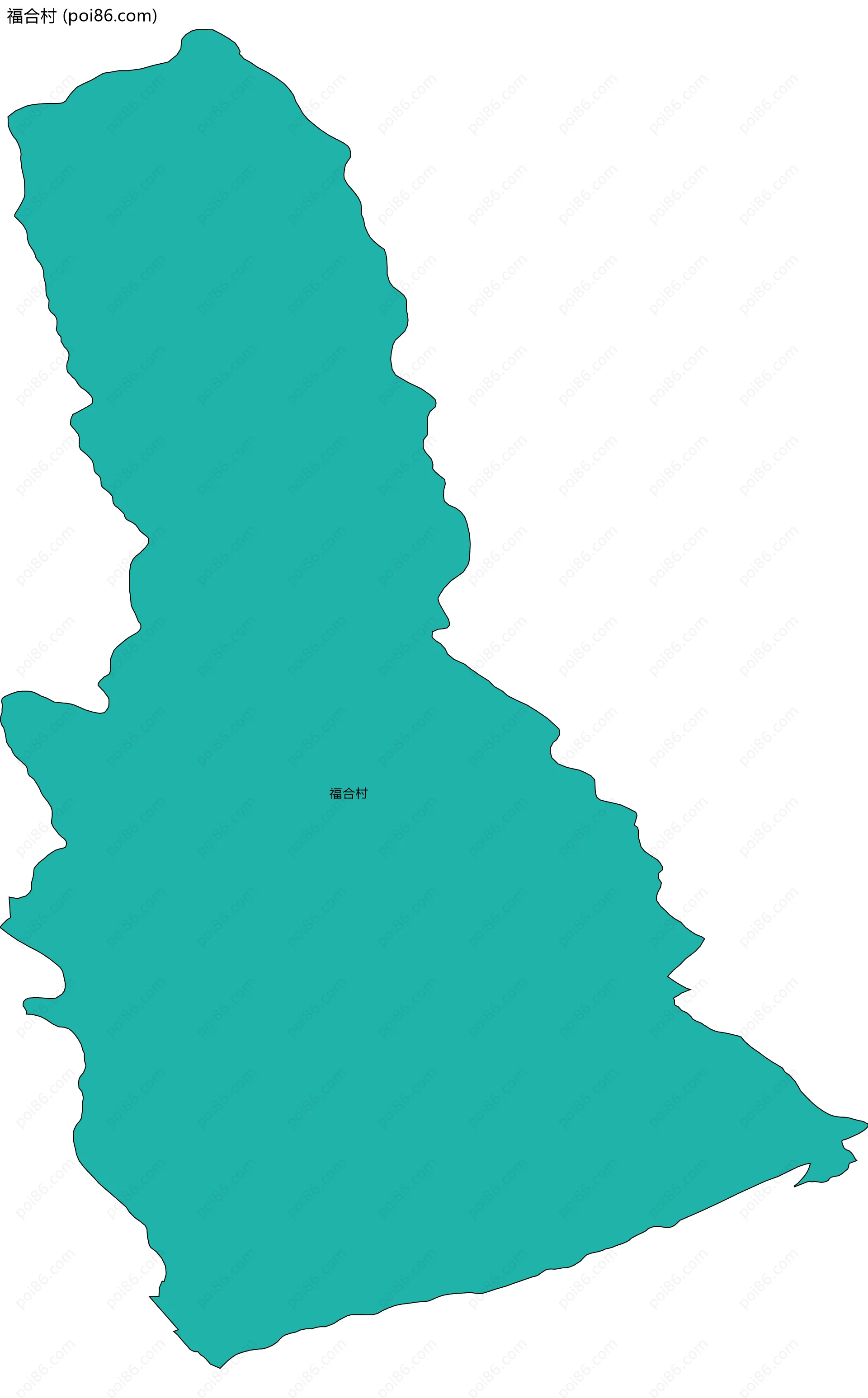 福合村边界地图