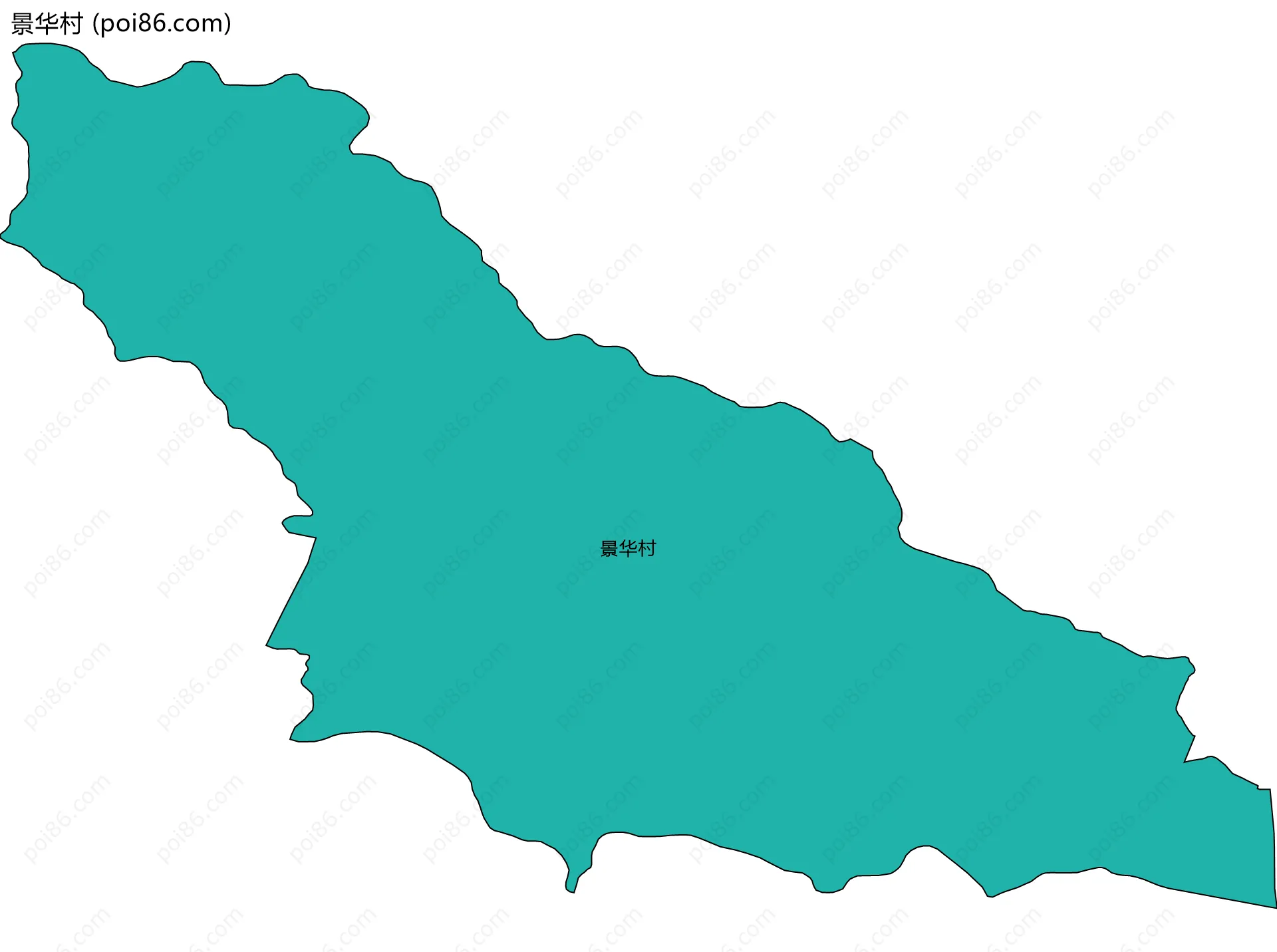 景华村边界地图