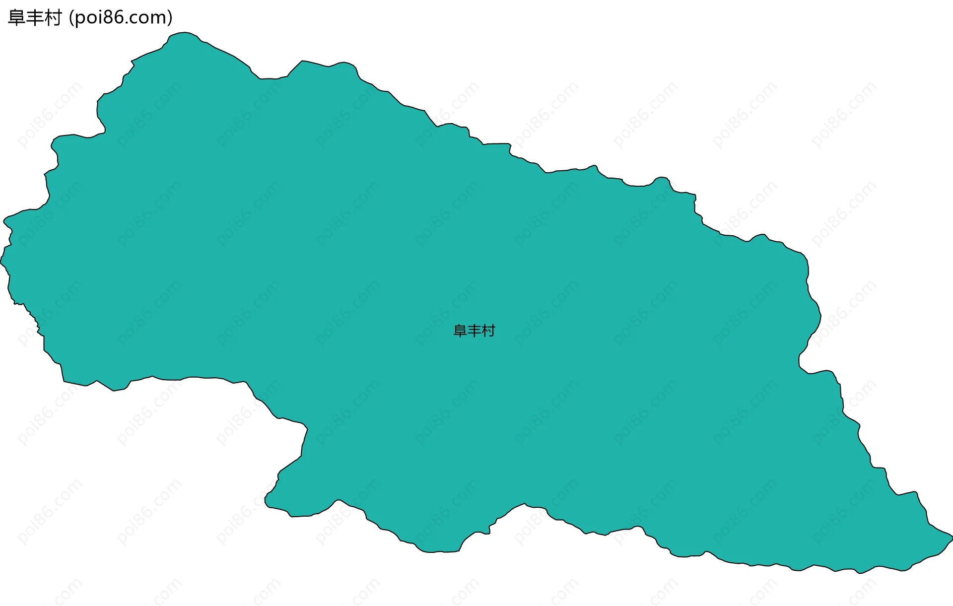 阜丰村边界地图