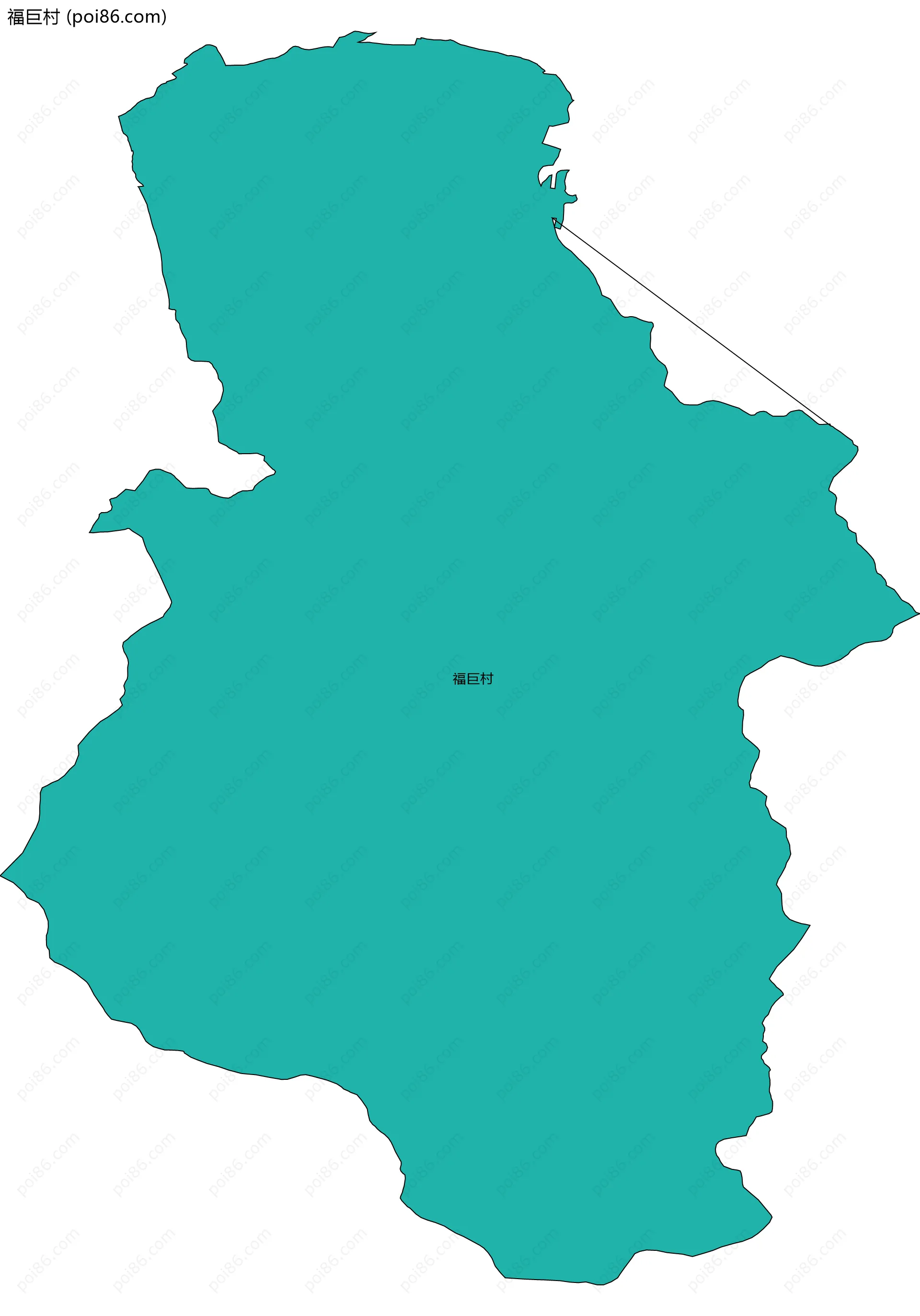 福巨村边界地图