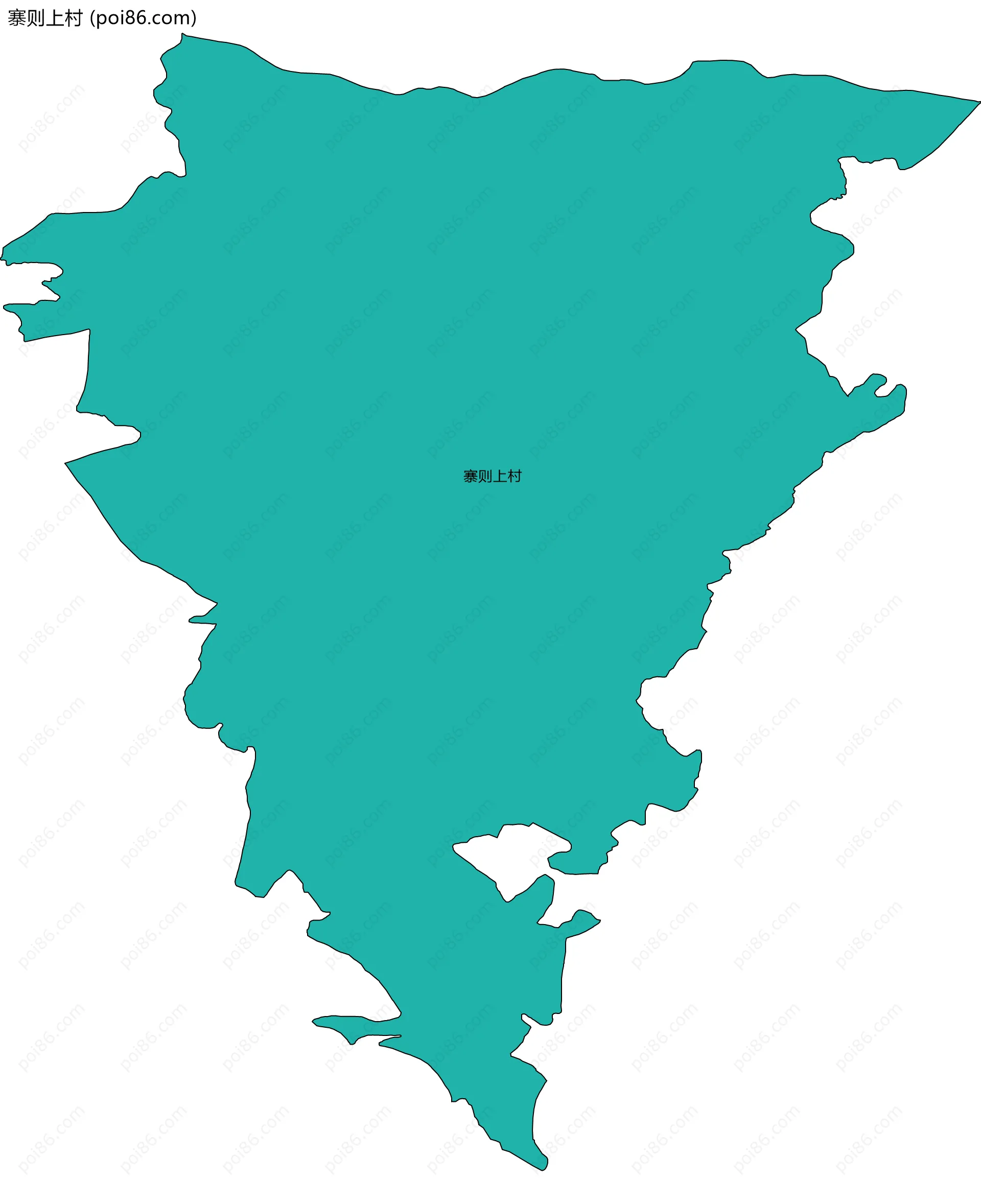 寨则上村边界地图