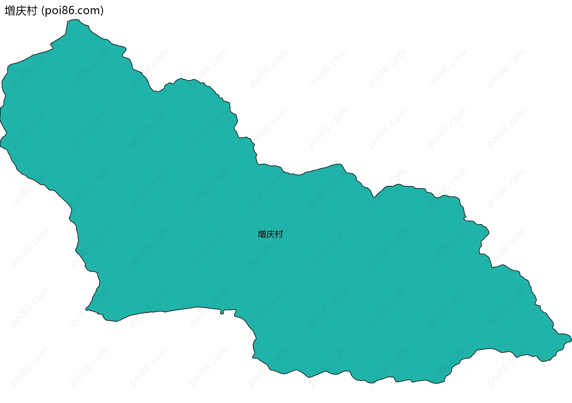 增庆村边界地图