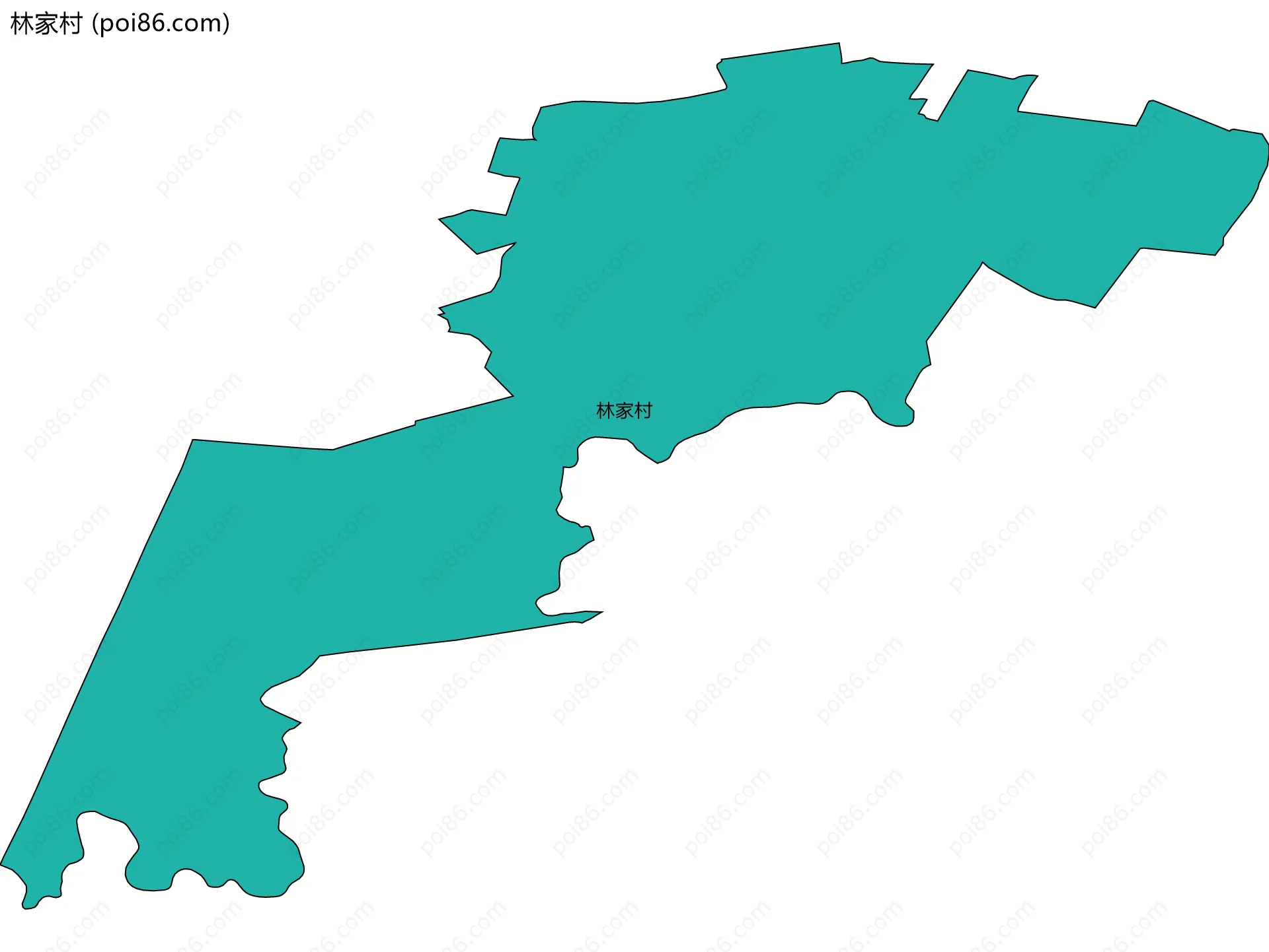 林家村边界地图