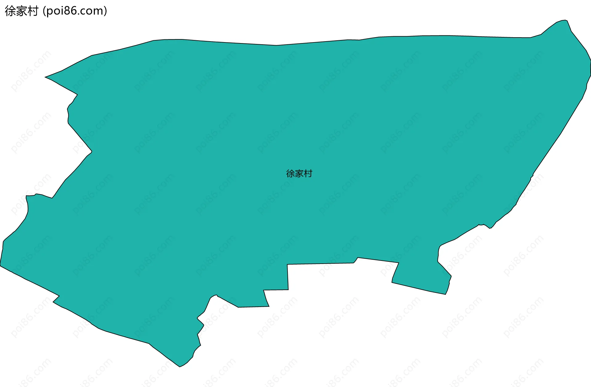 徐家村边界地图