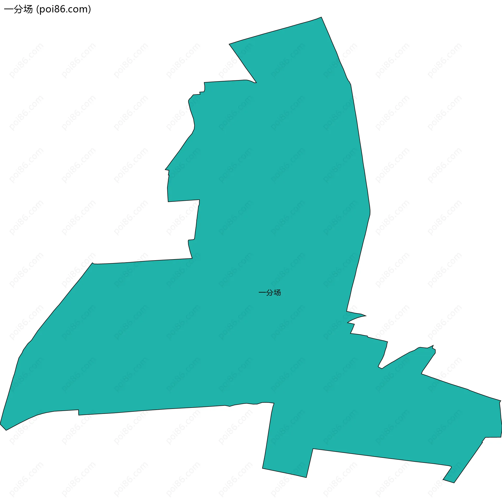 一分场边界地图