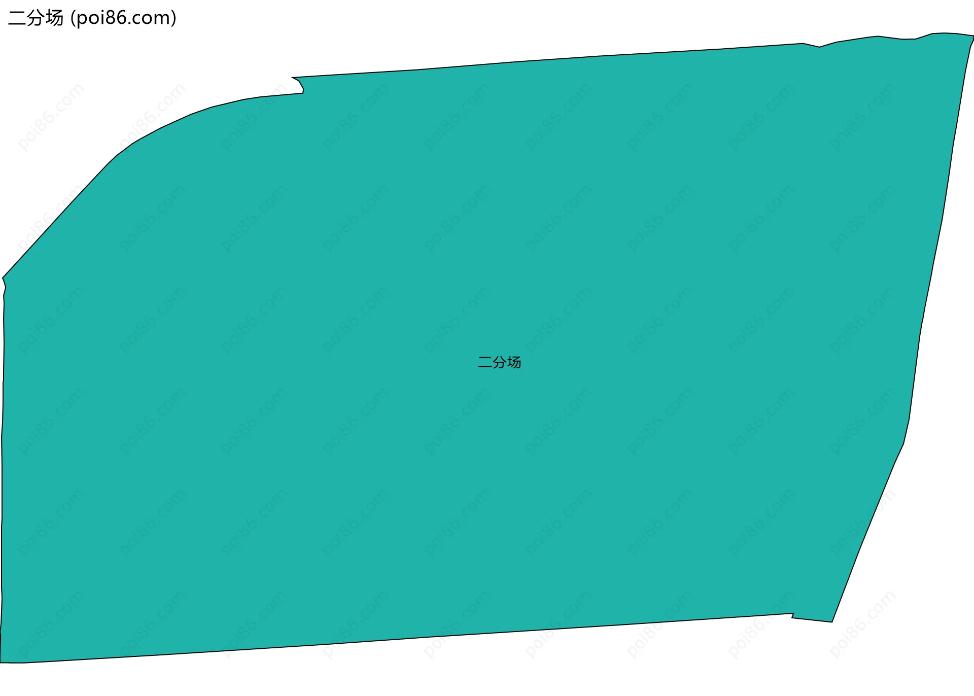二分场边界地图