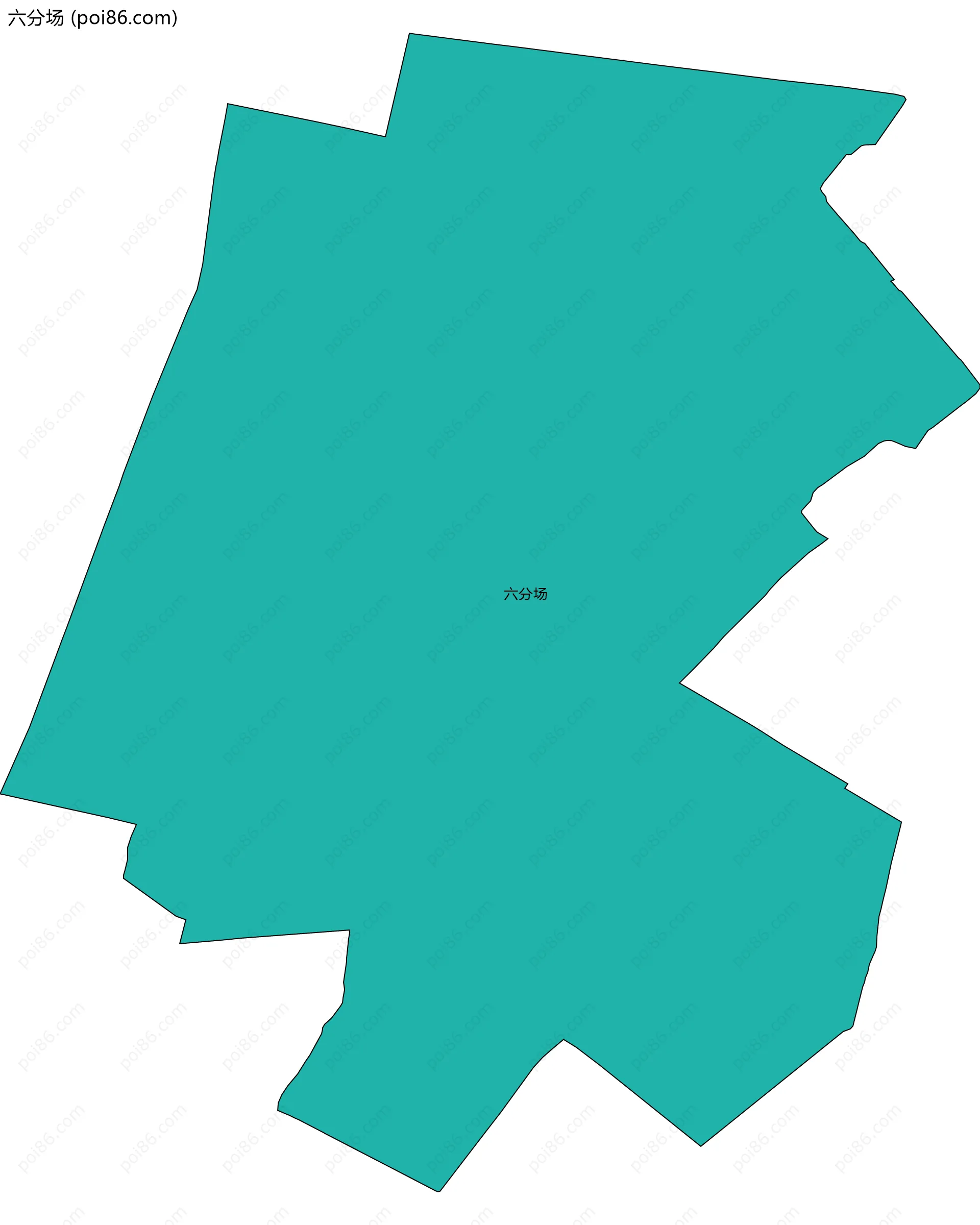六分场边界地图